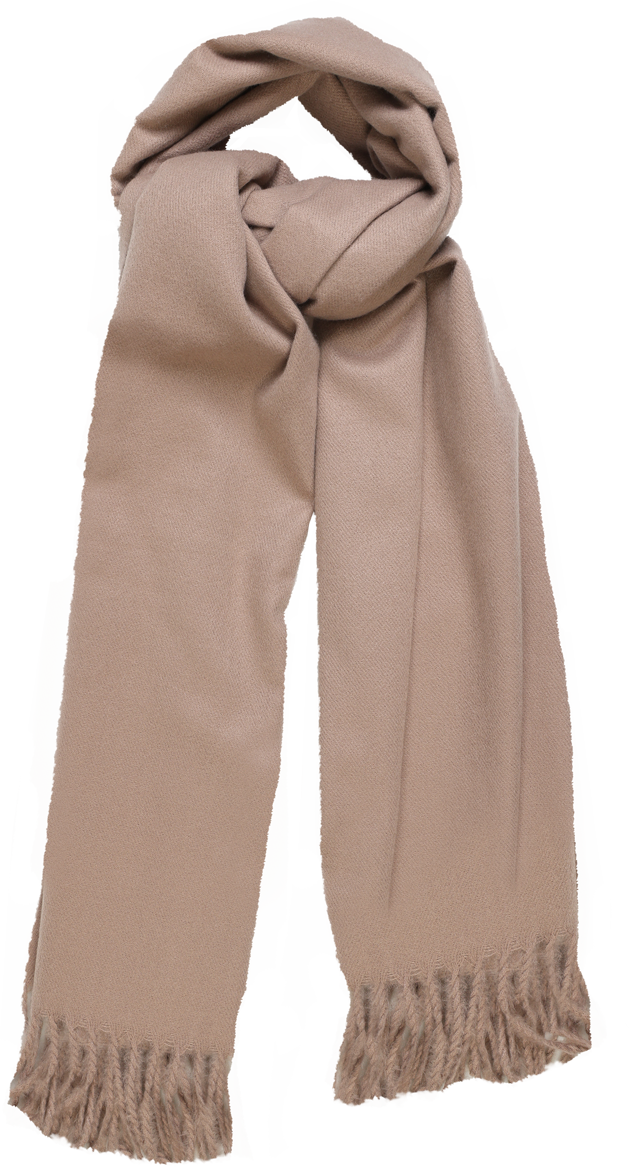 Изображение товара Шарф INWIN кофейный, женский, 66х188 см, полиэстер, стильный и теплый