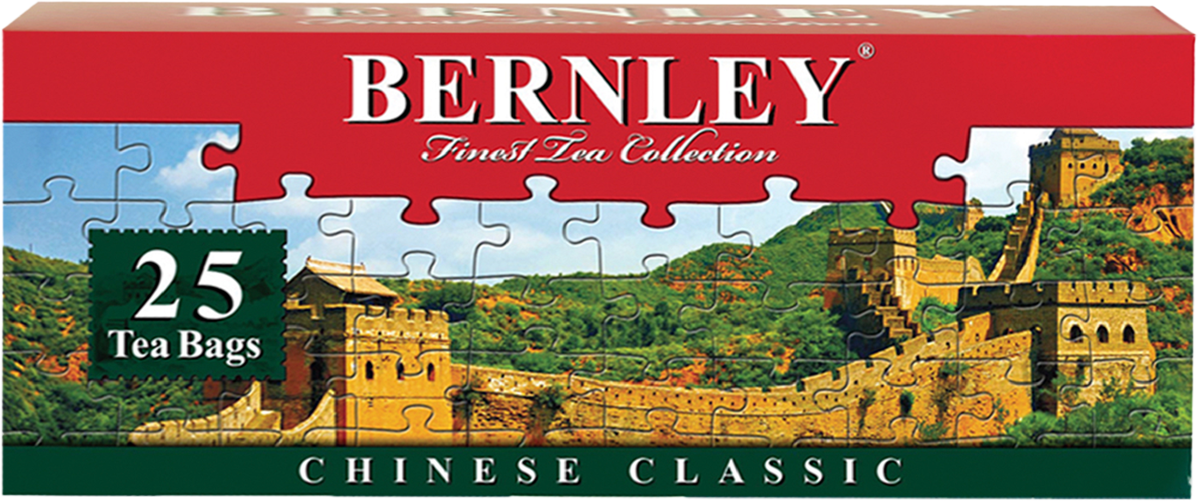 Изображение товара Зеленый чай BERNLEY Чайниз Классик китайский 25 пакетиков