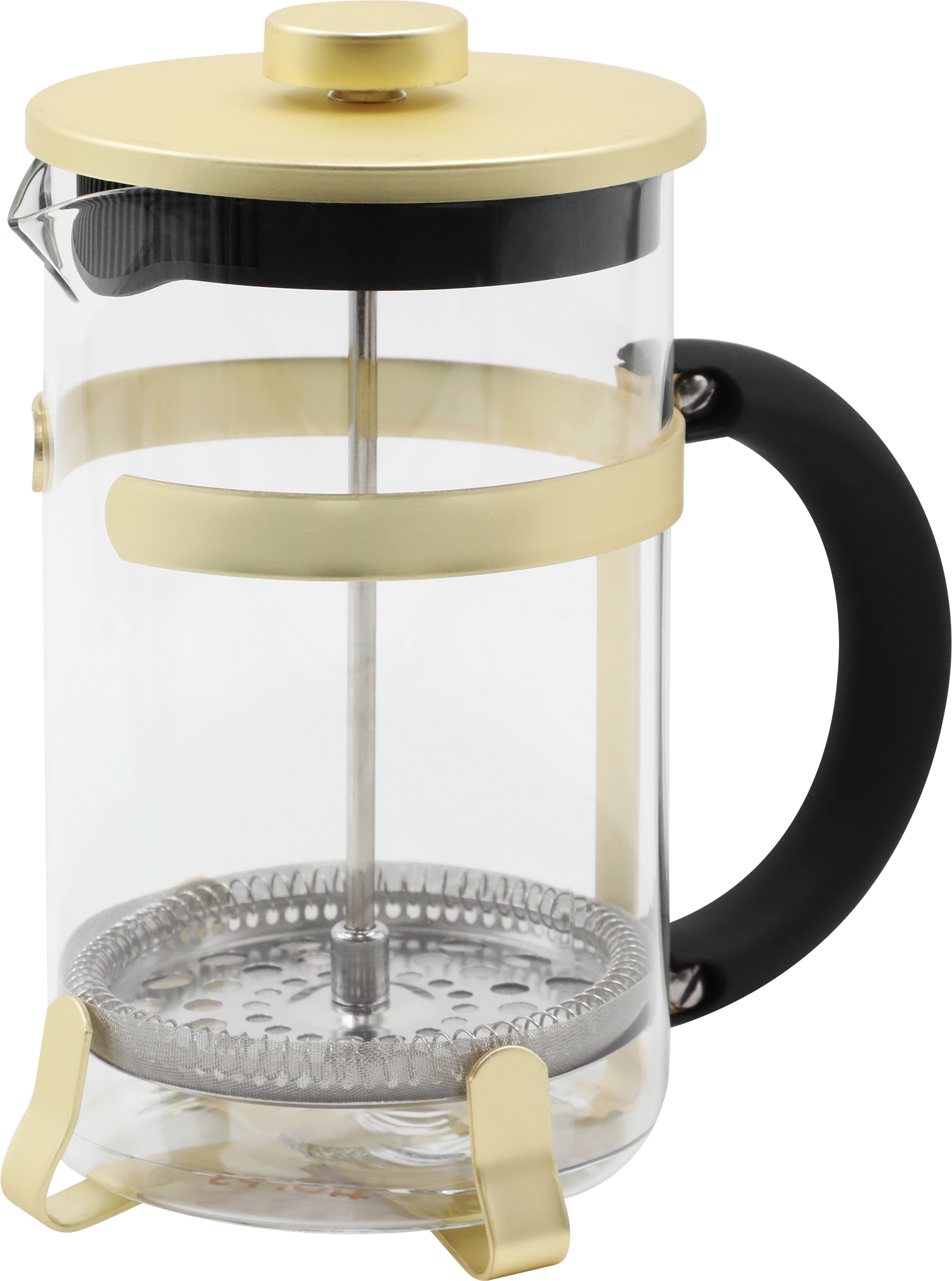 Изображение товара Френч-пресс HOPPS Goldy 800мл стекло нержавеющая сталь для кофе и чая