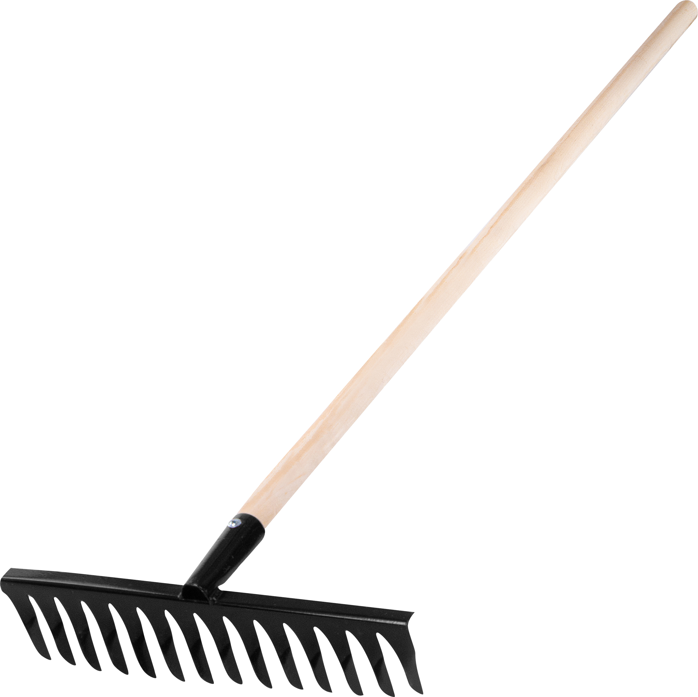 Изображение товара Грабли стальные СИБРТЕХ 130см 14 витых зубьев, с деревянным черенком, Арт. 61768