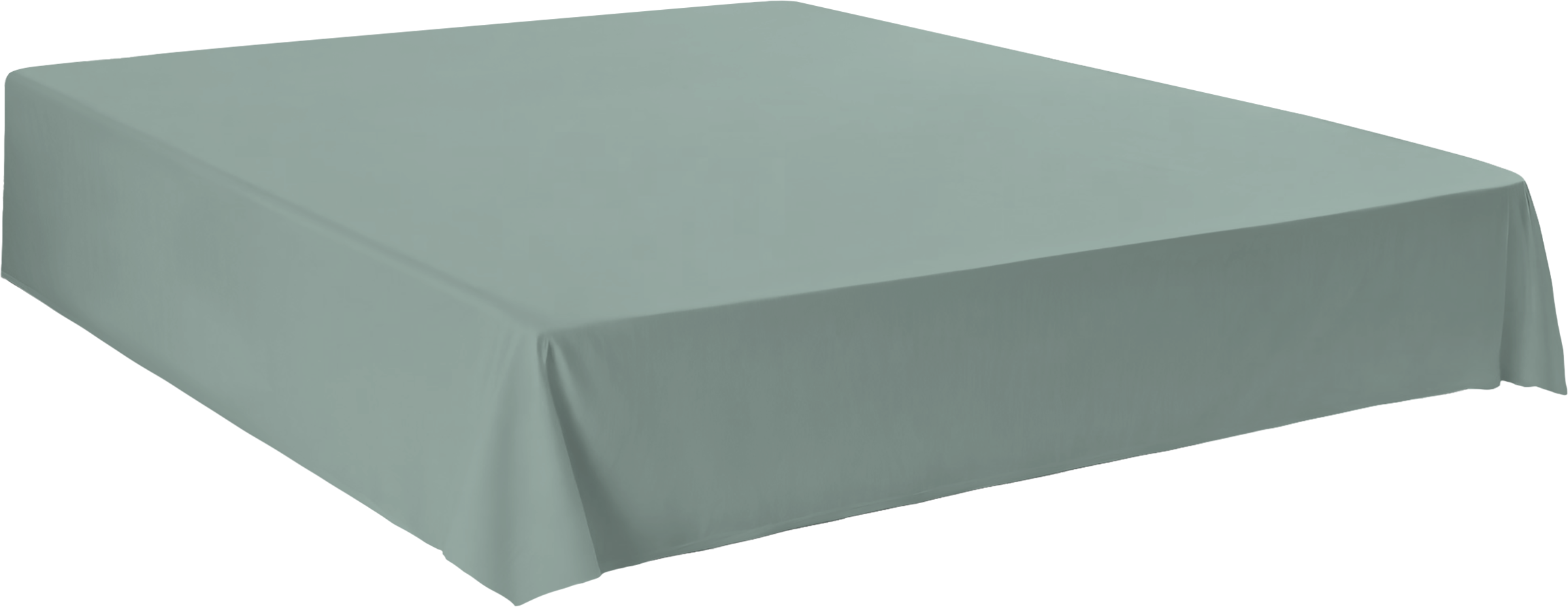 Изображение товара Простыня HOMECLUB 200х220см поплин гипоаллергенная однотонная зеленая