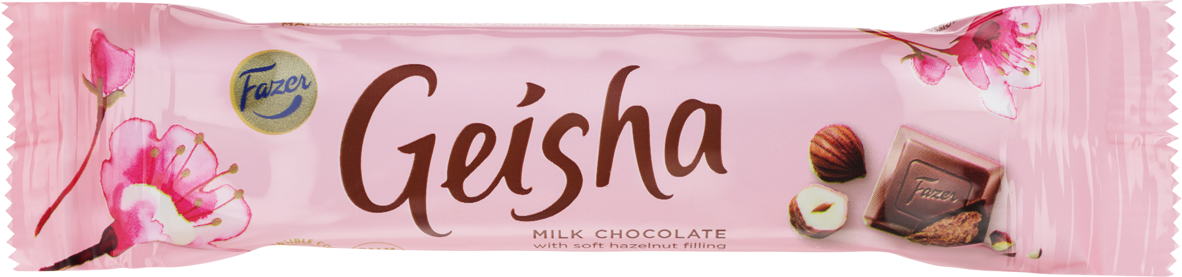 Изображение товара Батончик шоколадный KARL FAZER Geisha с ореховой начинкой из фундука, 37г