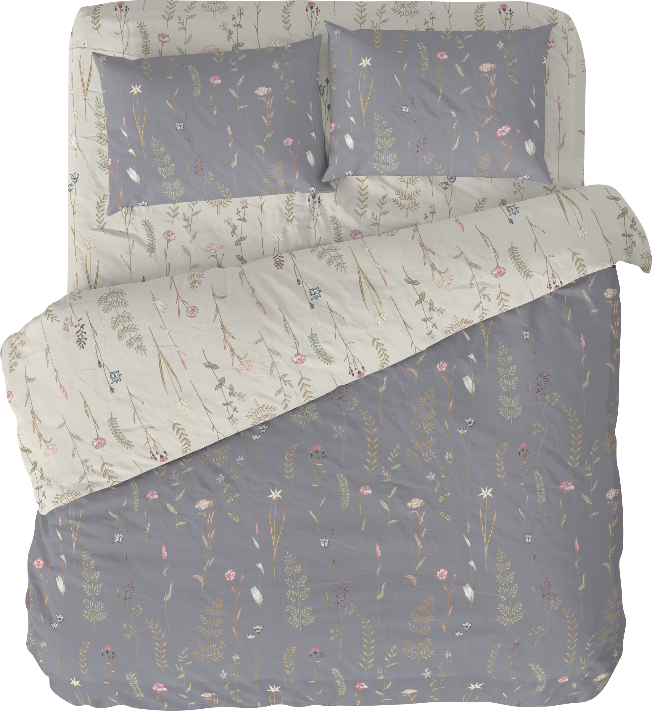 Изображение товара Комплект постельного белья Евро HOMECLUB Fiori поплин хлопок Россия