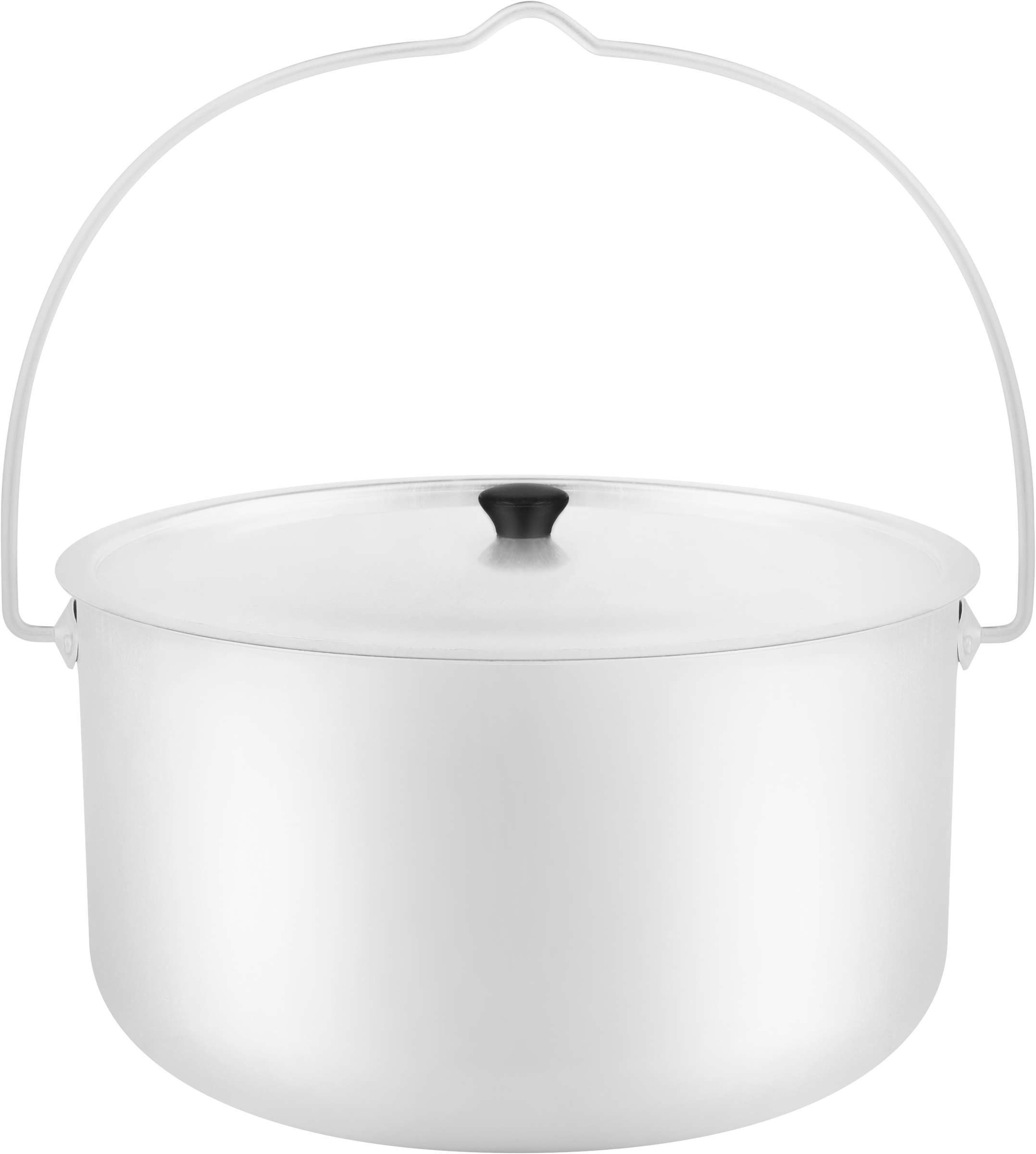 Изображение товара Котелок ACTIWELL цилиндрический матовый 6л из алюминия для туризма и рыбалки