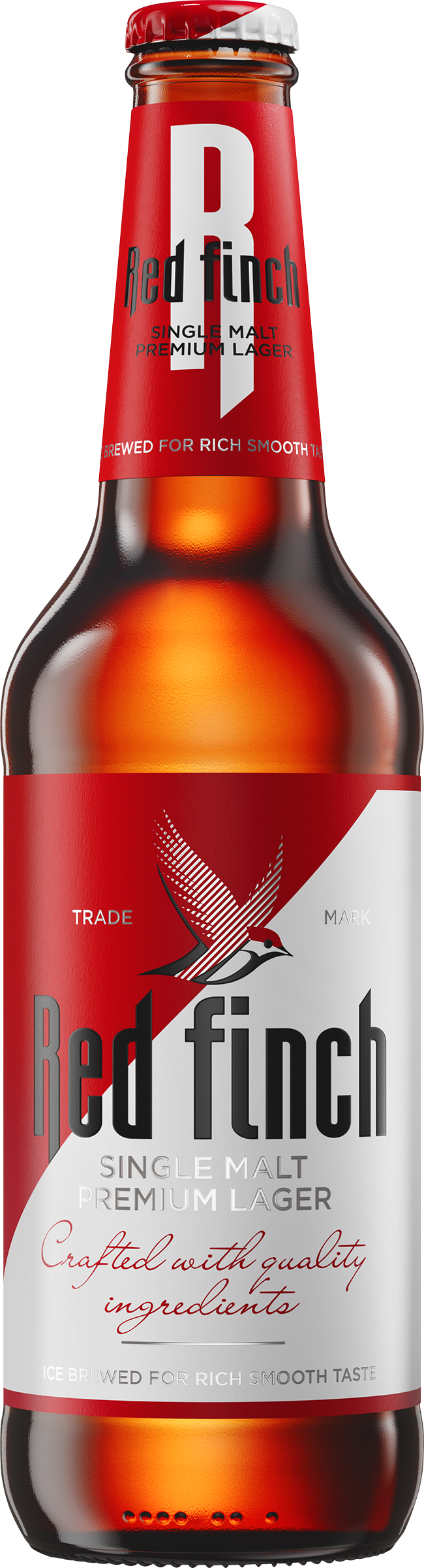 Изображение товара Пиво светлое RED FINCH пастер. алк.4,4% ст.