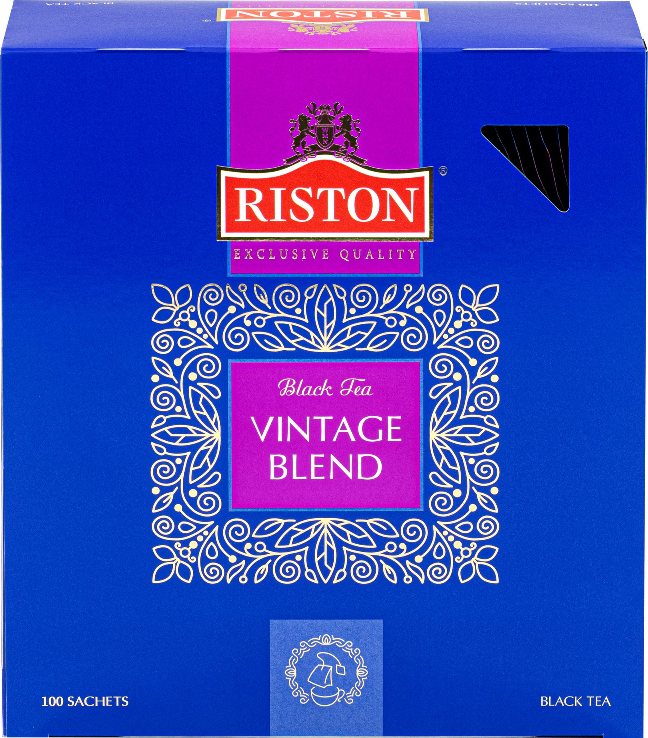 Изображение товара Чай черный RISTON Vintage Blend 100 пакетиков для насыщенного вкуса