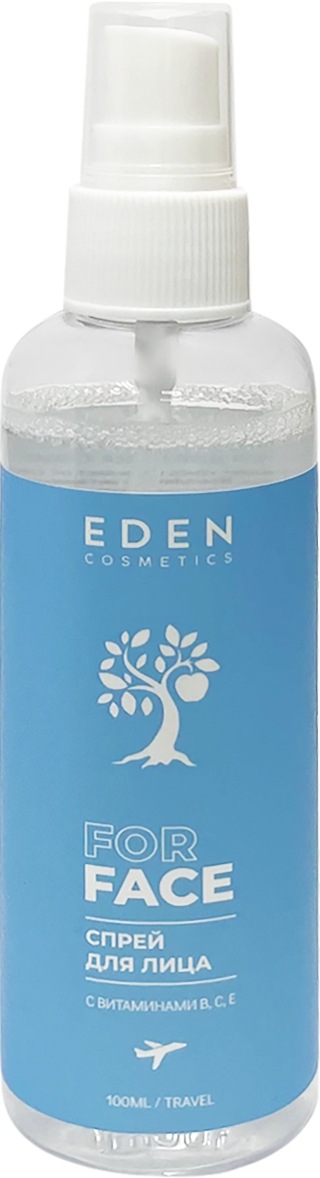 Изображение товара Спокойный спрей для лица EDEN с витаминами, 100мл для увлажнения