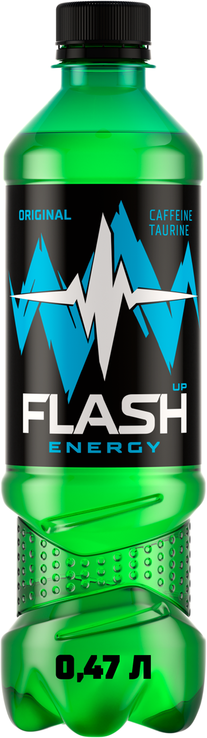 Изображение товара Энергетический напиток ФЛЭШ АП с кофеином и таурином 0.47л газированный для бодрости