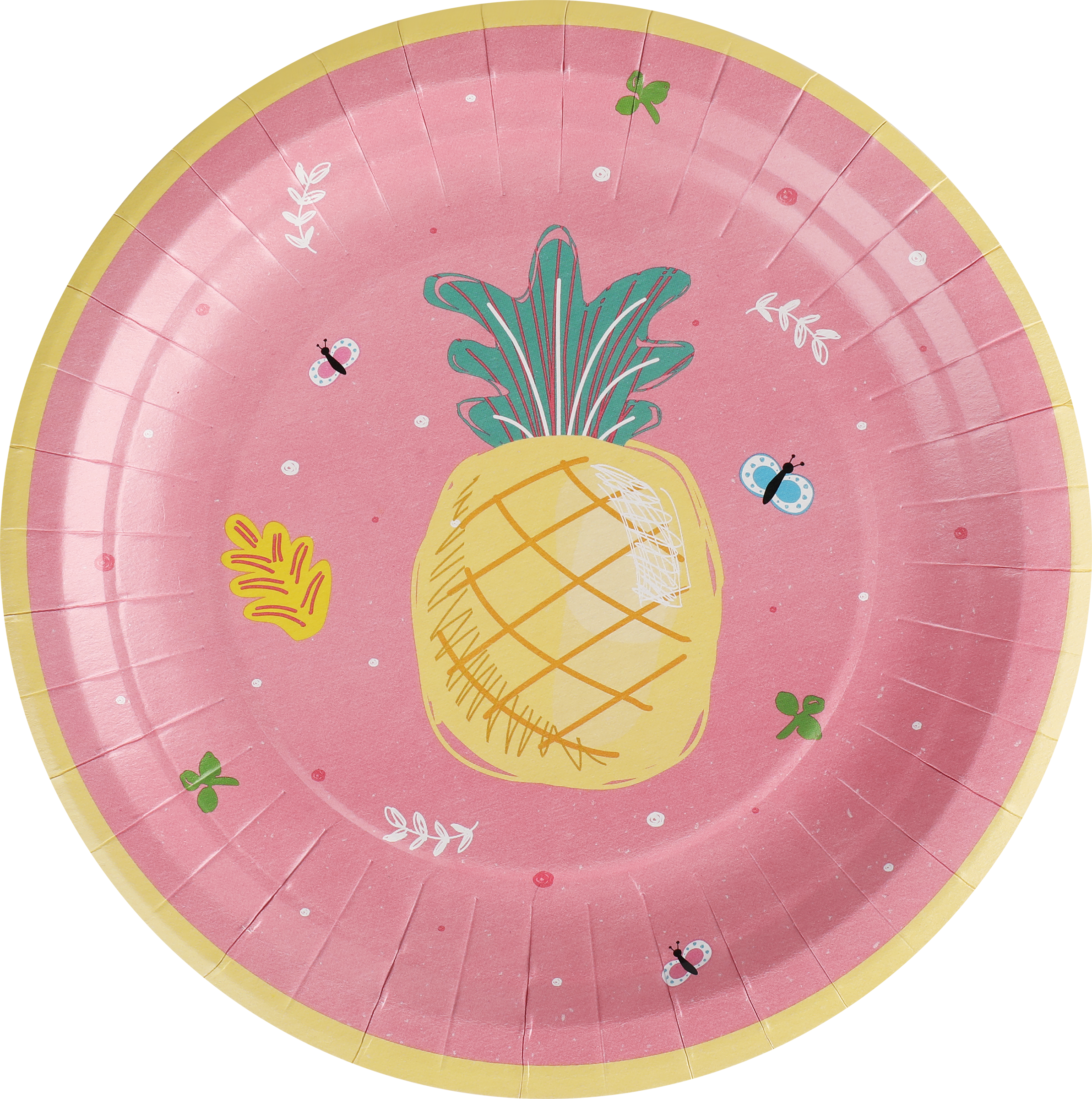 Изображение товара Бумажные одноразовые тарелки 18см ТРЛ18, упаковка 6 штук