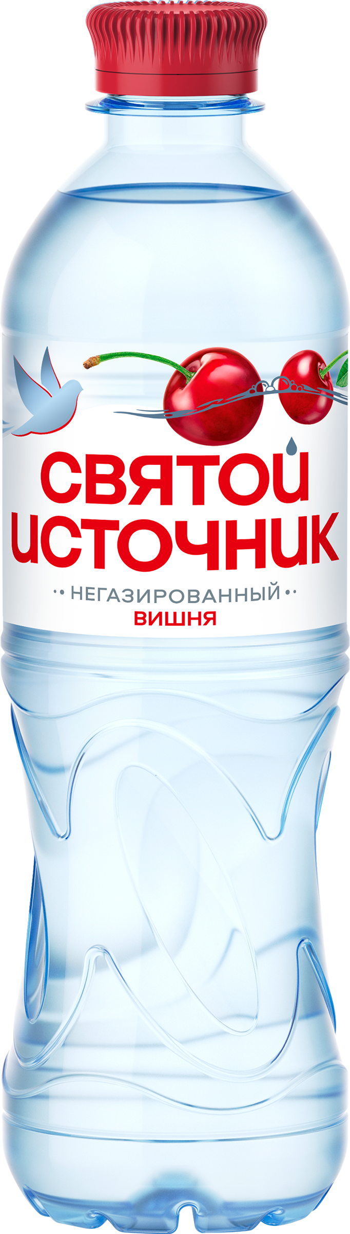 Изображение товара Вода питьевая СВЯТОЙ ИСТОЧНИК со вкусом вишни негазированная, 0.5л