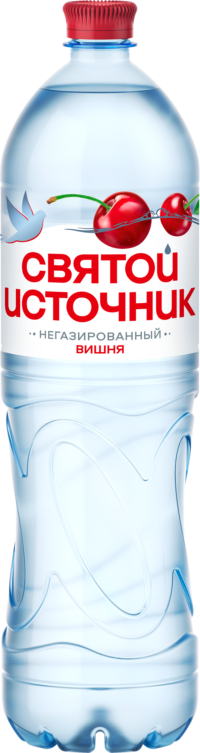 Изображение товара Вода питьевая СВЯТОЙ ИСТОЧНИК со вкусом вишни негазированная, 1.5л