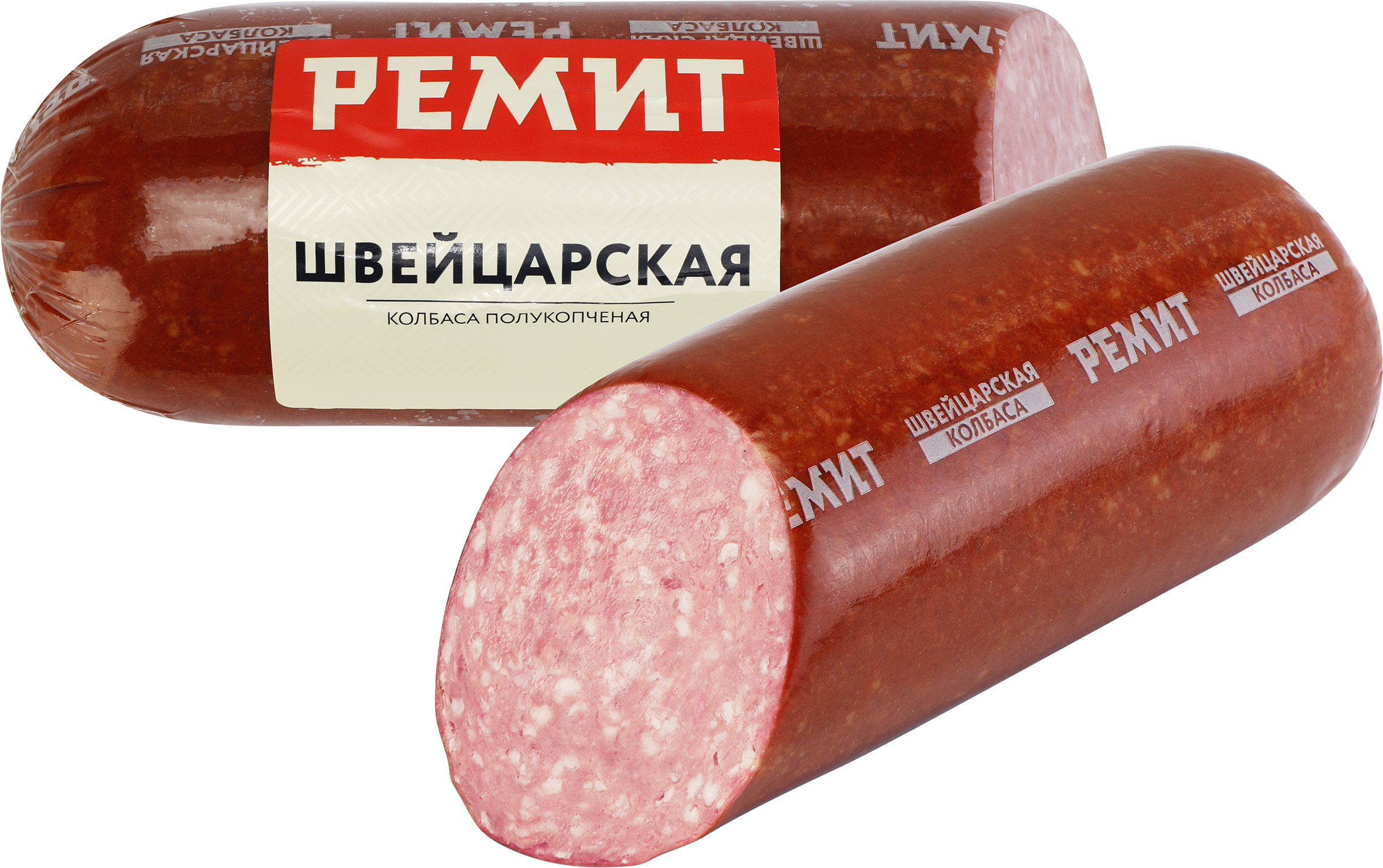Изображение товара Колбаса полукопченая РЕМИТ Швейцарская, весовая