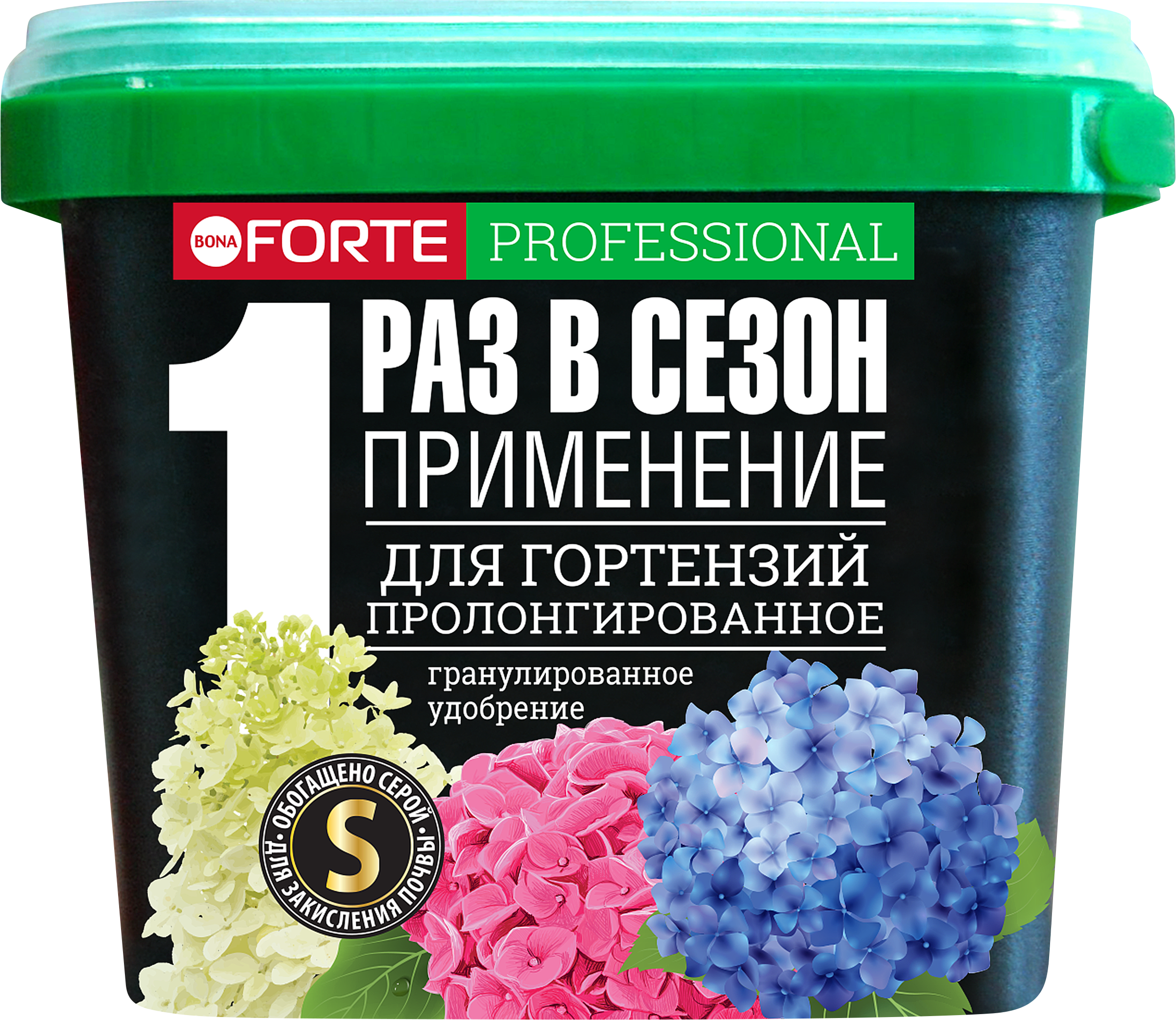 Изображение товара Удобрение для гортензий BONA FORTE с кремнием 1л для цветущих растений