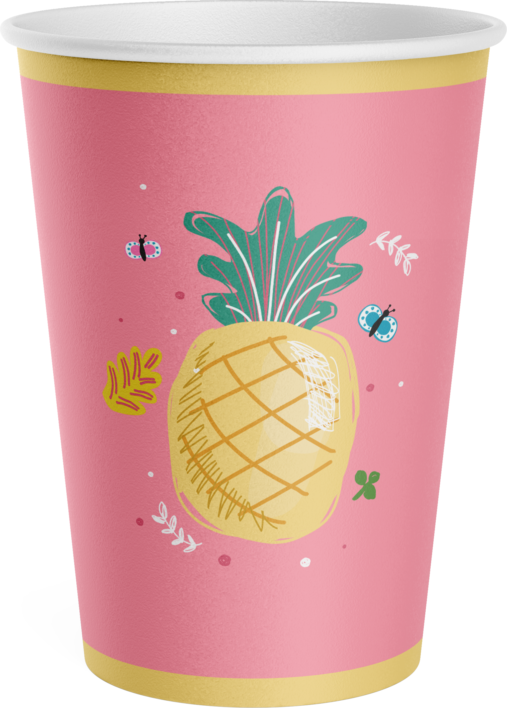 Изображение товара Бумажные стаканчики 250 мл, упаковка 6 штук, для напитков и праздников