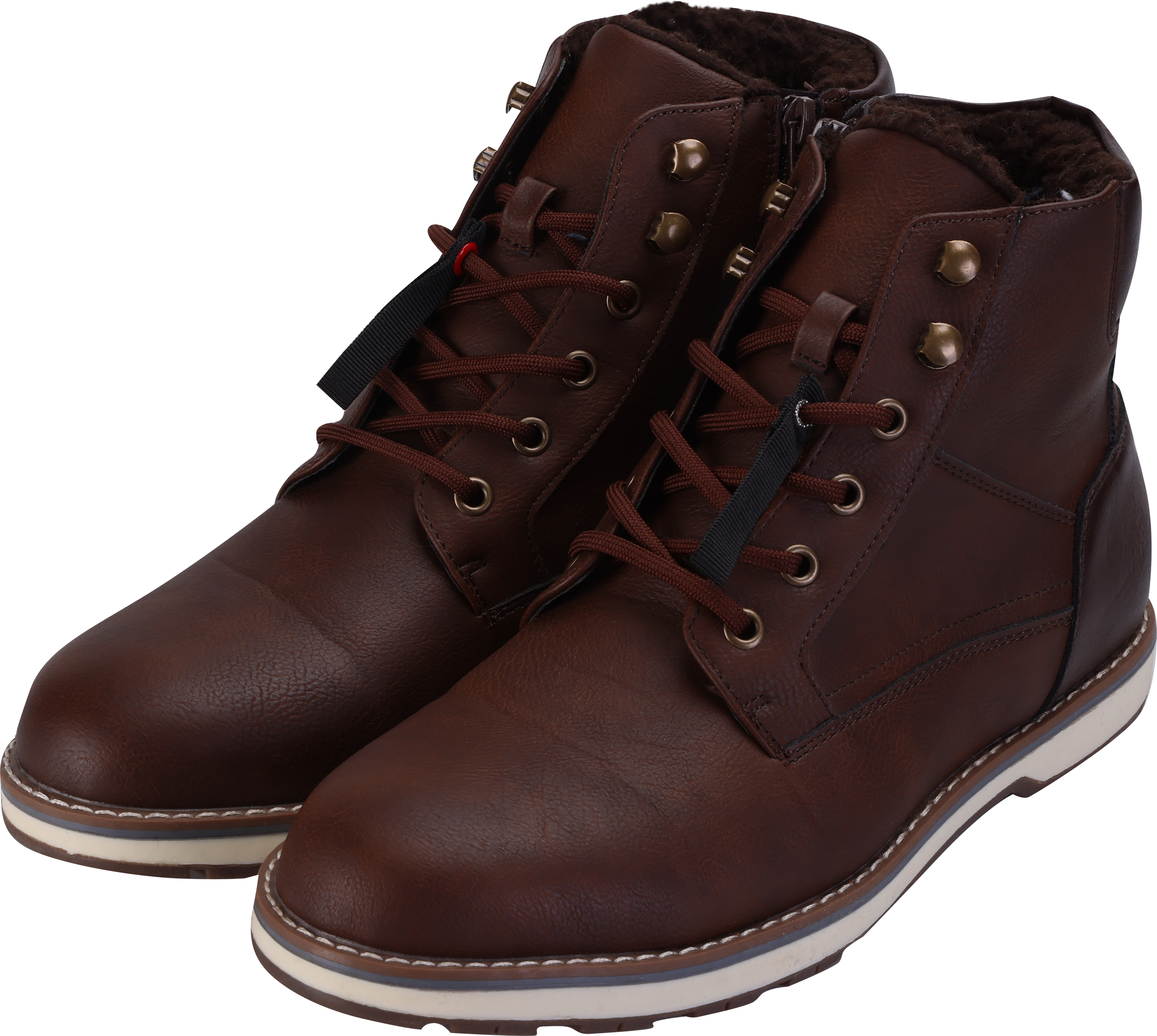 Изображение товара Зимние мужские ботинки INWIN коричневые водонепроницаемые утепленные Арт. AA107603H