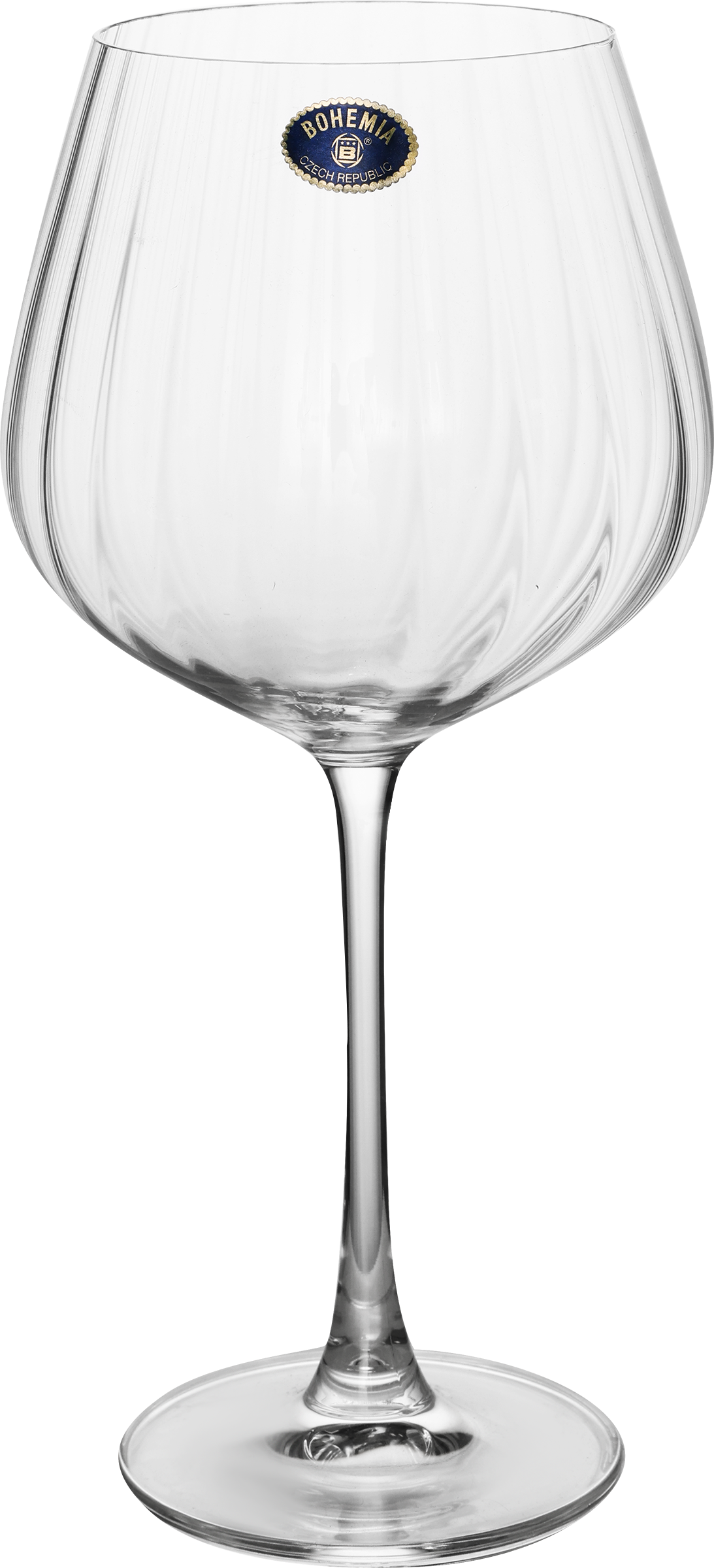 Изображение товара Бокал для вина CRYSTALITE BOHEMIA Columba optic 640мл стекло Чехия оригинальный