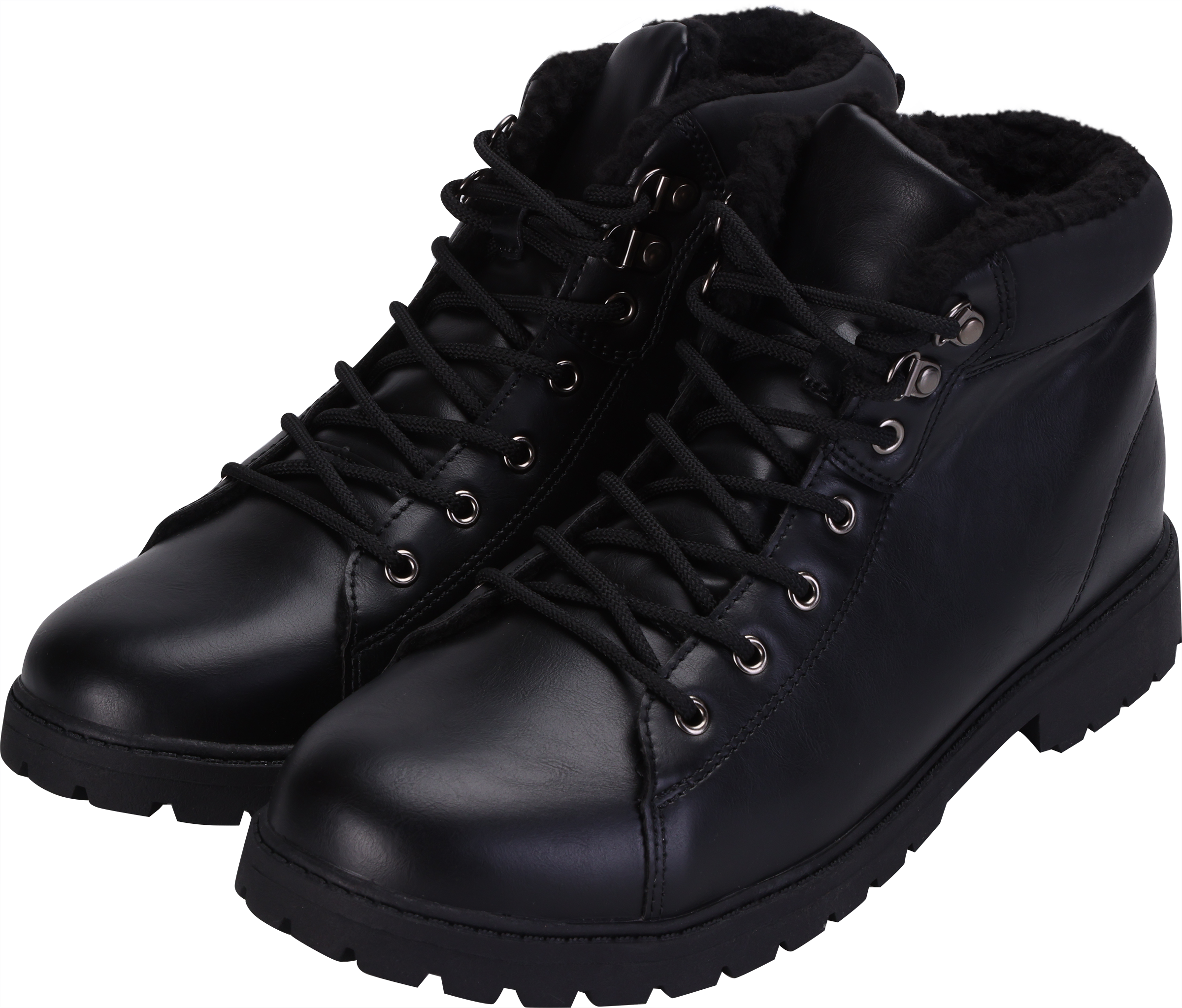 Изображение товара Зимние мужские ботинки INWIN черные, Арт. GS24-C172, водоотталкивающая обувь для холодной погоды