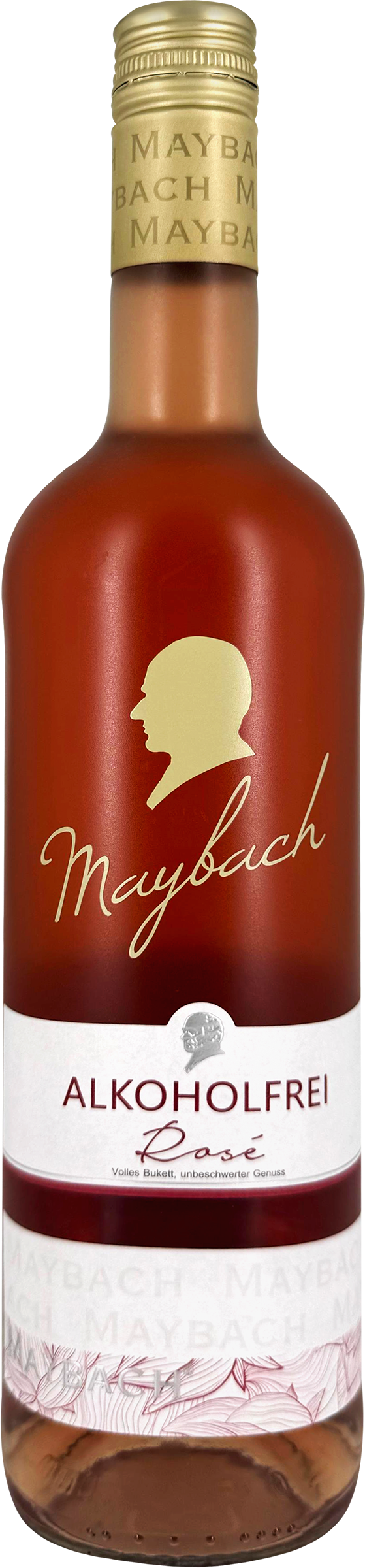 Изображение товара Безалкогольное розовое вино MAYBACH полусухое 0.75л натуральный вкус