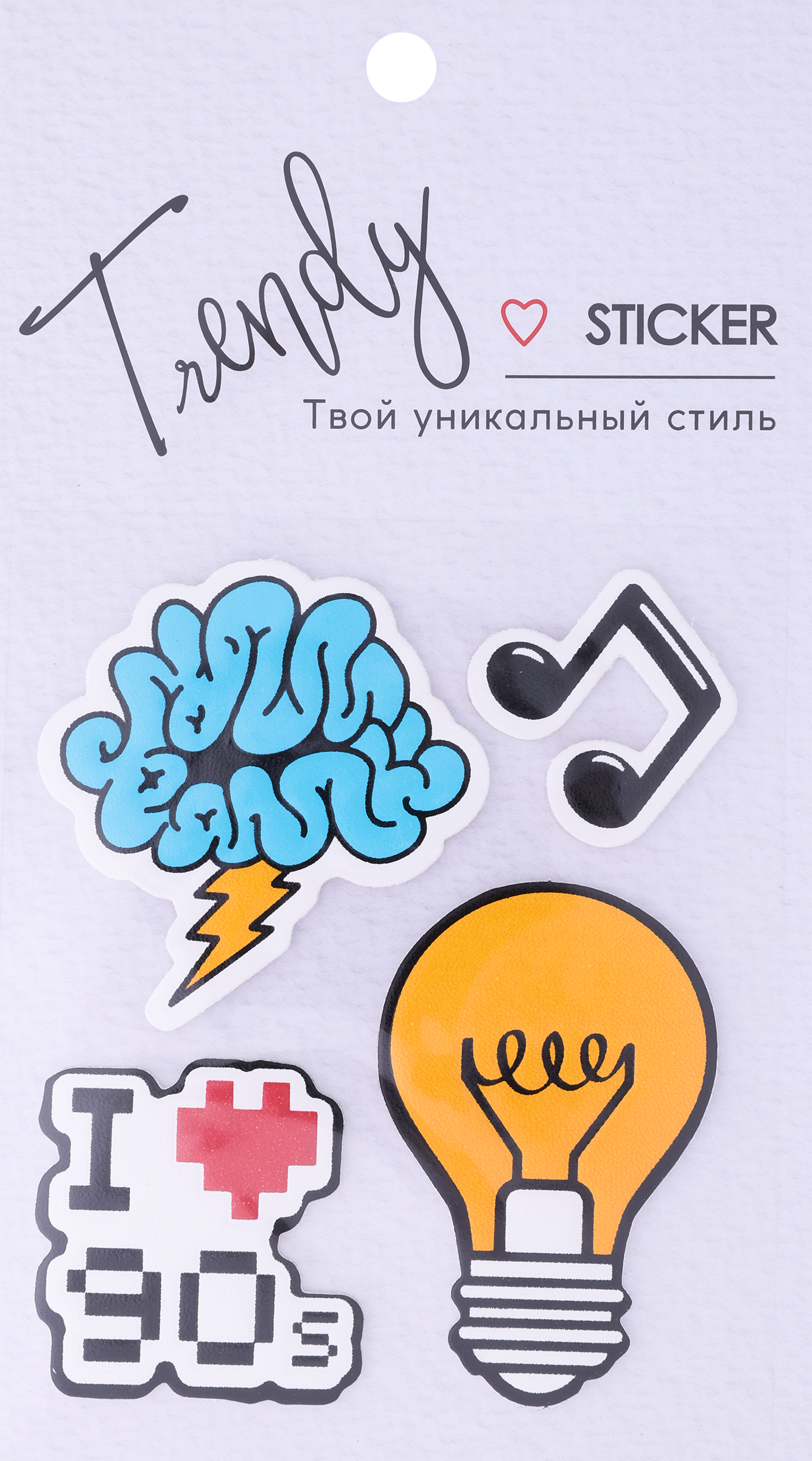 Изображение товара Набор стикеров КРОК&ДИЛЛИ Trendy 18х10,7см для творчества и оформления