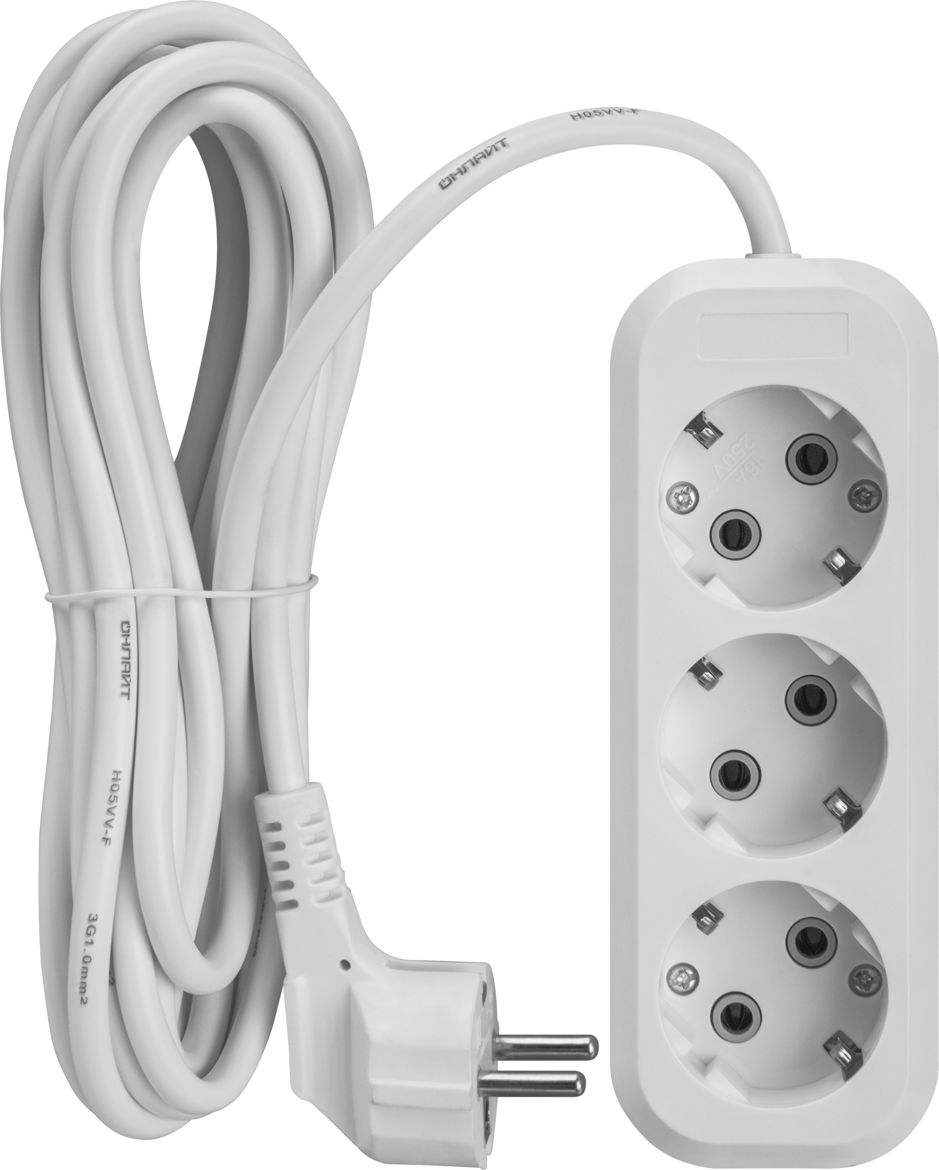 Изображение товара Удлинитель ОНЛАЙТ OPE-S-03-300-E-3x0,75, Арт. 90517