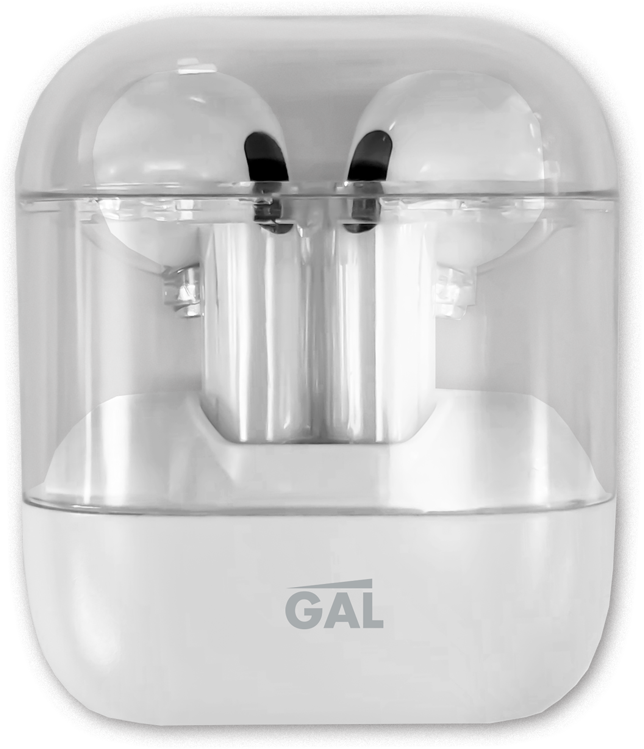 Изображение товара Беспроводные наушники GAL TW-1190 с микрофоном, белые