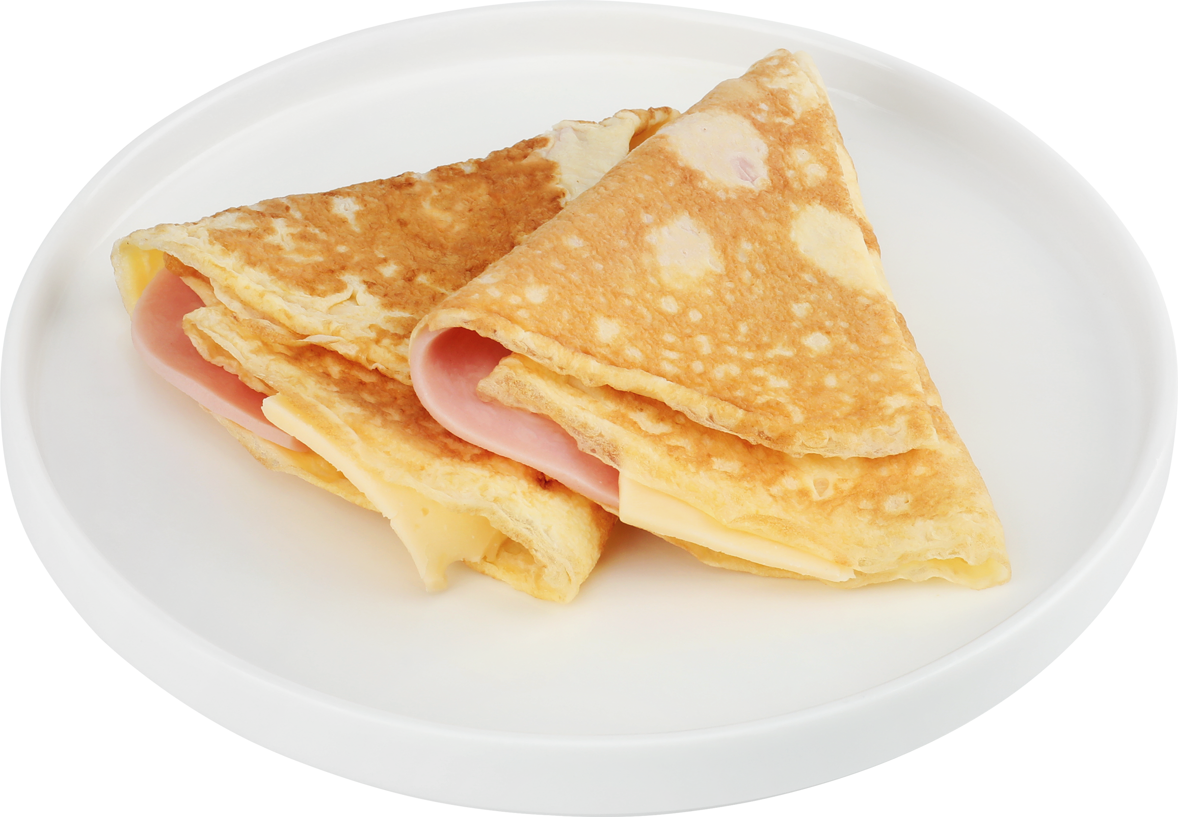 Изображение товара Омлет ЛЕНТА FRESH с ветчиной и сыром 125г - вкусное и быстрое блюдо для завтрака и перекуса