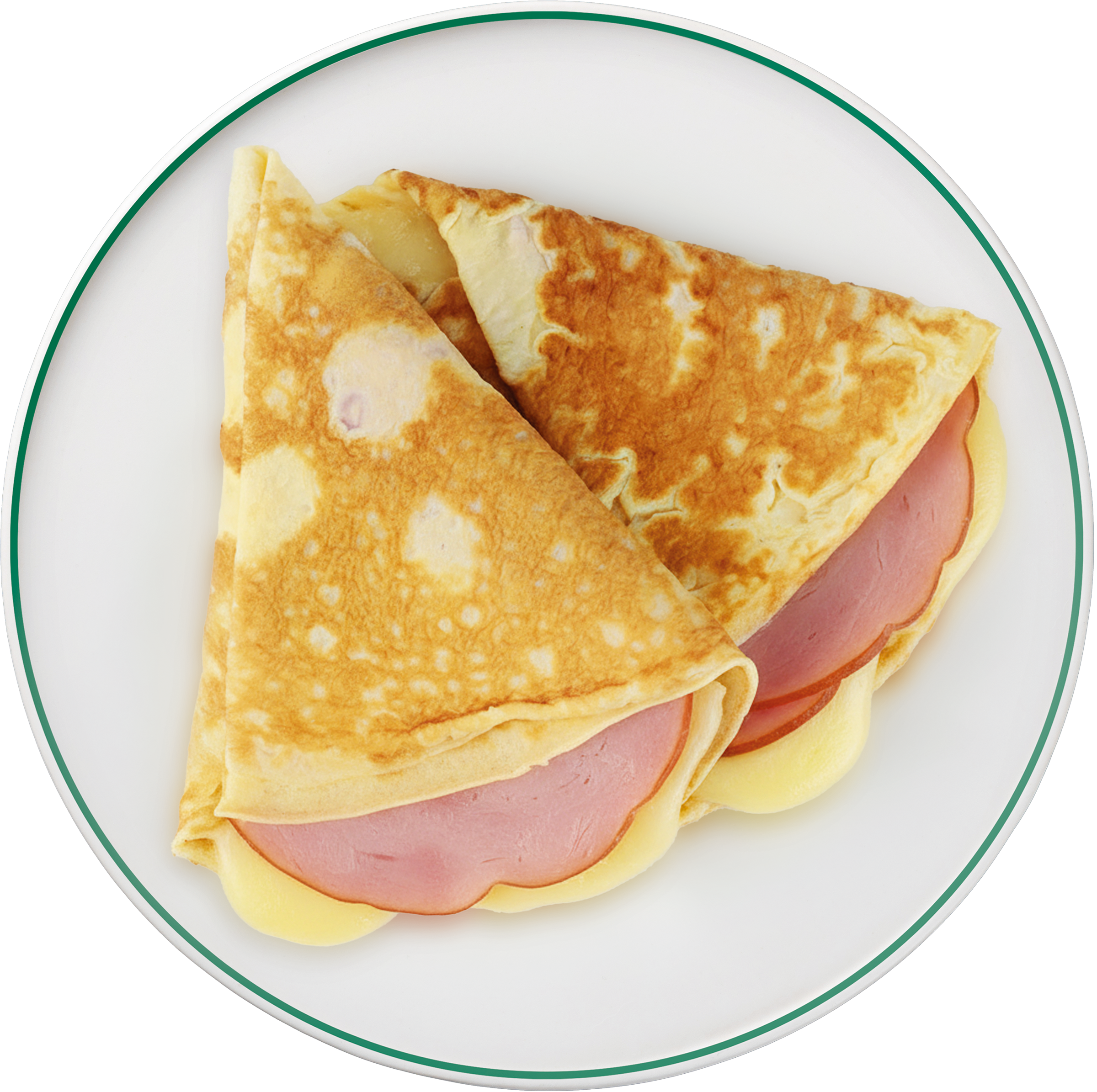 Изображение товара Омлет ЛЕНТА FRESH с ветчиной и сыром 125г - вкусное и быстрое блюдо для завтрака и перекуса