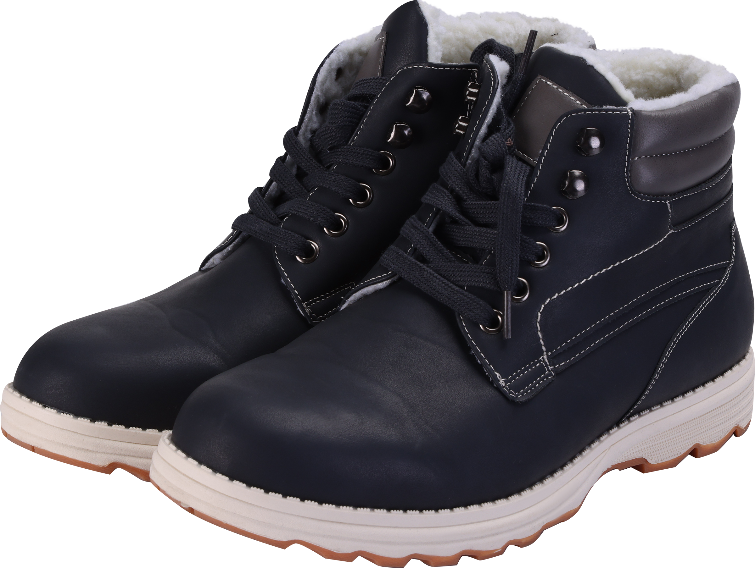 Изображение товара Зимние мужские ботинки INWIN темно-синие арт. AA105103H зимняя обувь для холодных сезонов