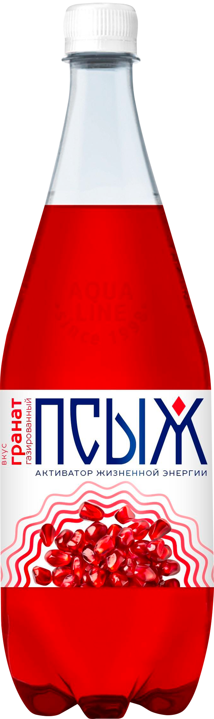 Изображение товара Газированный напиток ПСЫЖ со вкусом гранат 1л сильногазированный натуральный