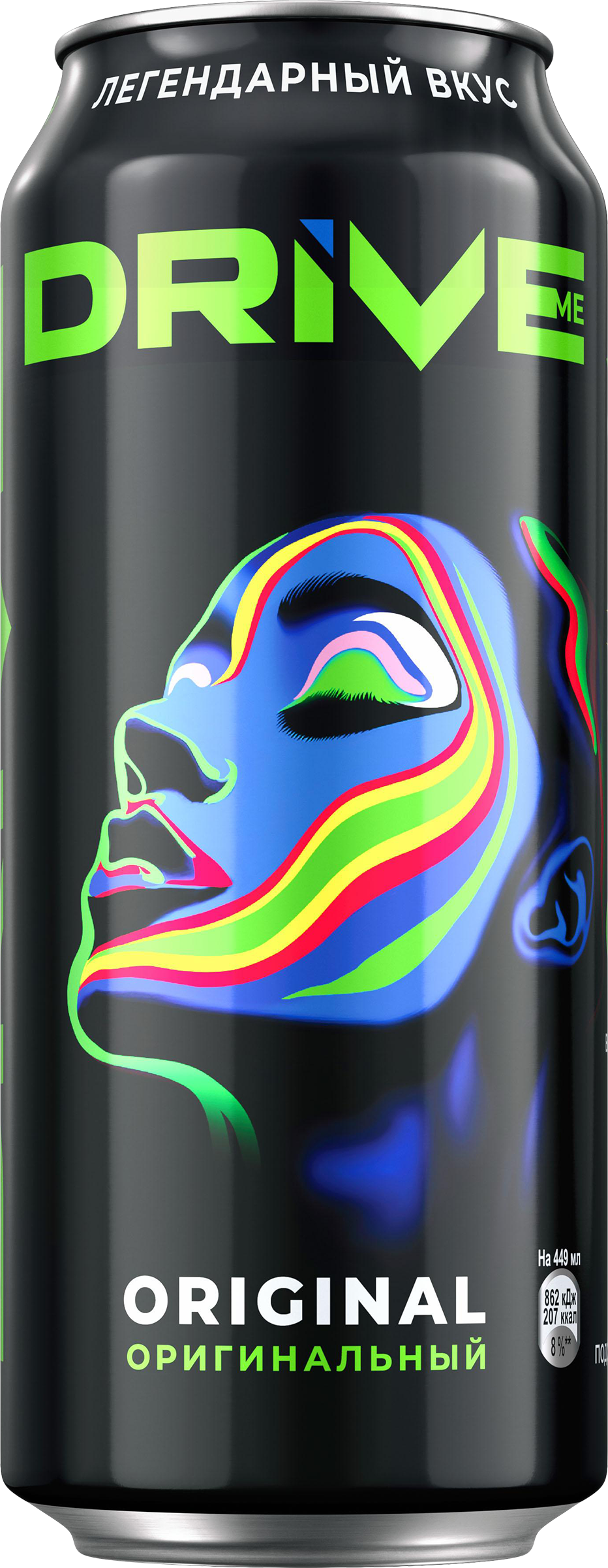 Изображение товара Энергетический напиток DRIVE ME Оригинальный газированный 0.449л