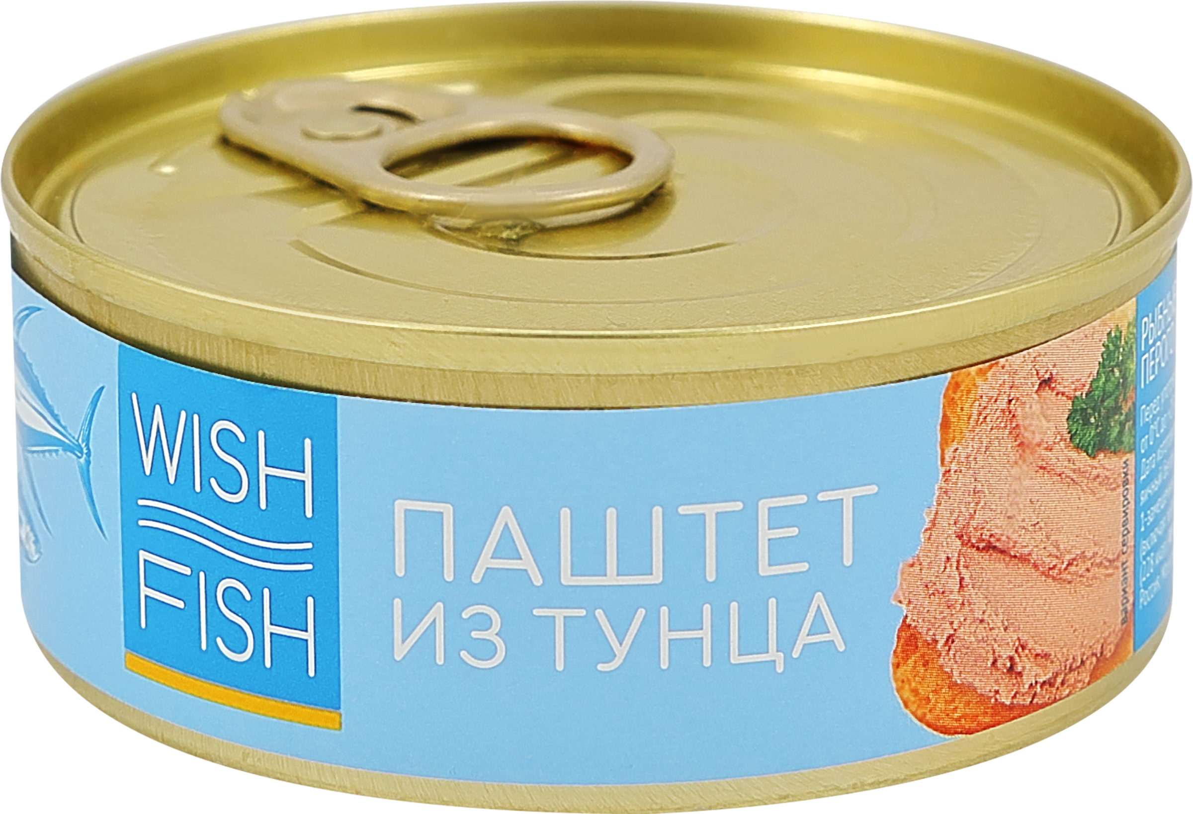 Изображение товара Паштет рыбный WISH FISH из тунца, 100г