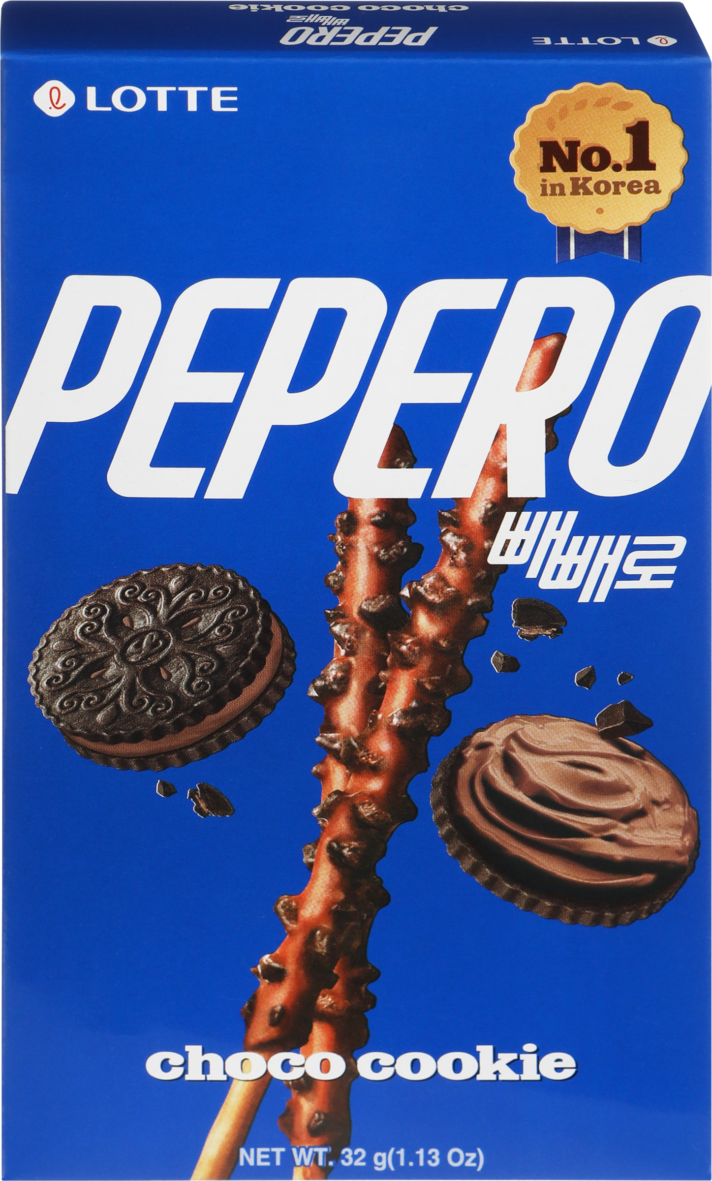 Изображение товара Соломка PEPERO Choco Cookie, в глазури с крошками печенья, 32г
