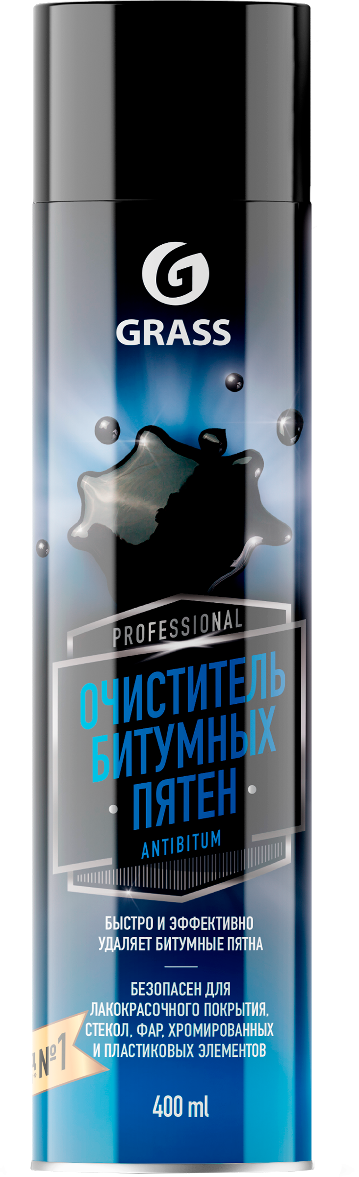 Изображение товара Очиститель битумных пятен GRASS Antibitum, аэрозоль, Арт. 110521, 400мл