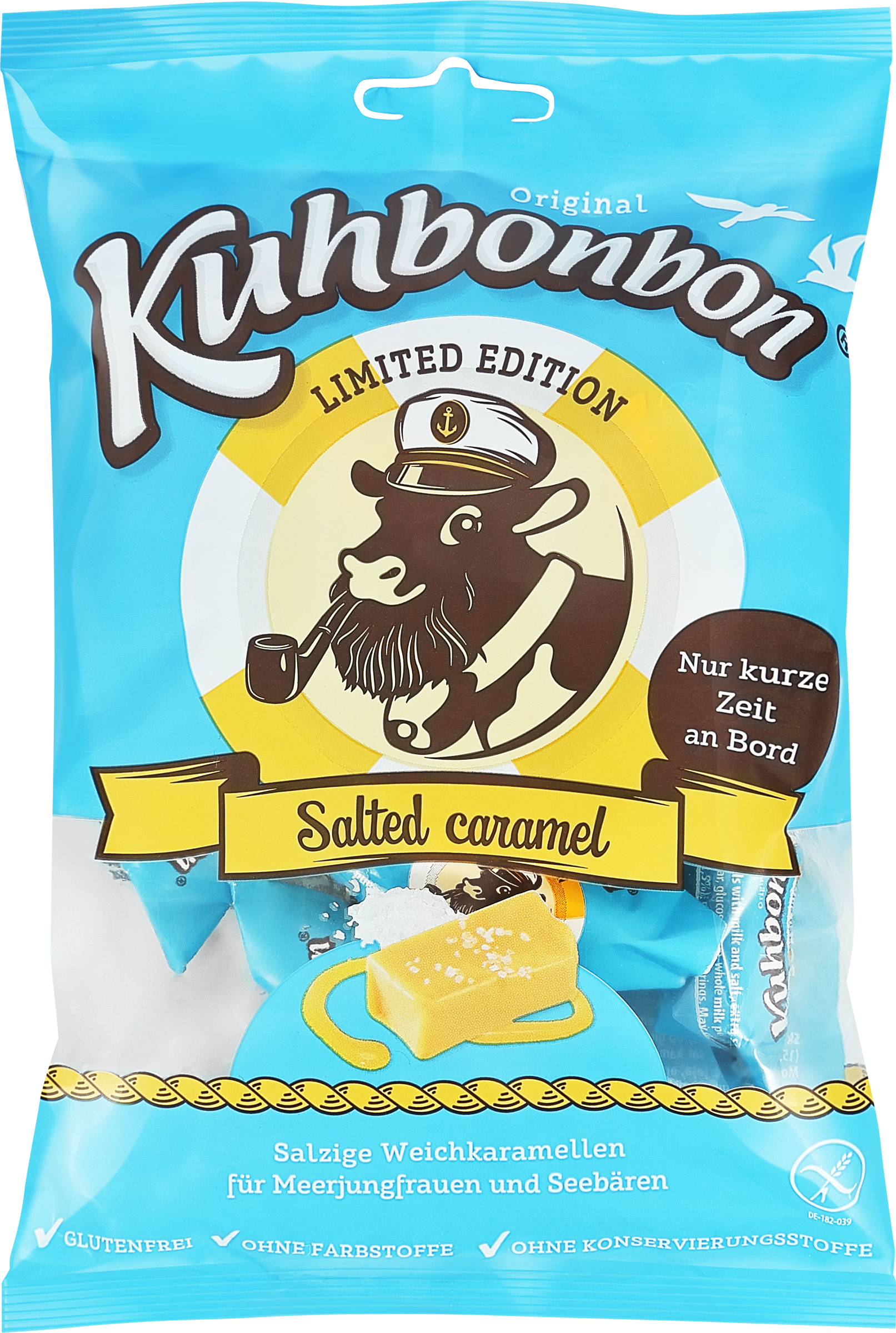 Изображение товара Карамель KUHBONBON Salted Caramel, сливочная со вкусом соленой карамели, 175г
