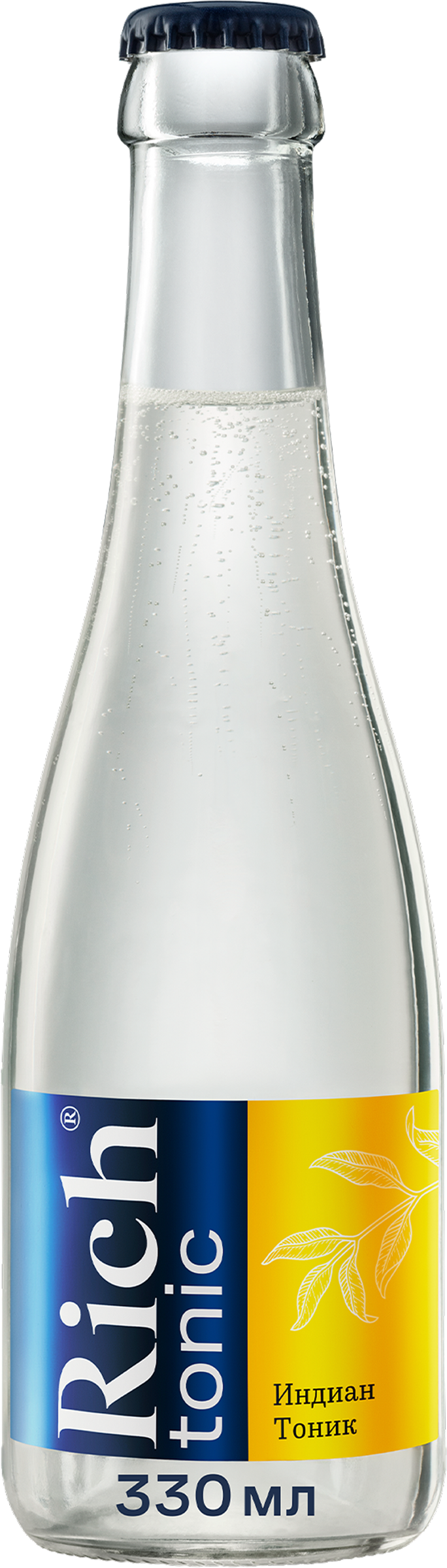Изображение товара Роскошный Индиан Тоник сильногазированный 0.33л от RICH для коктейлей