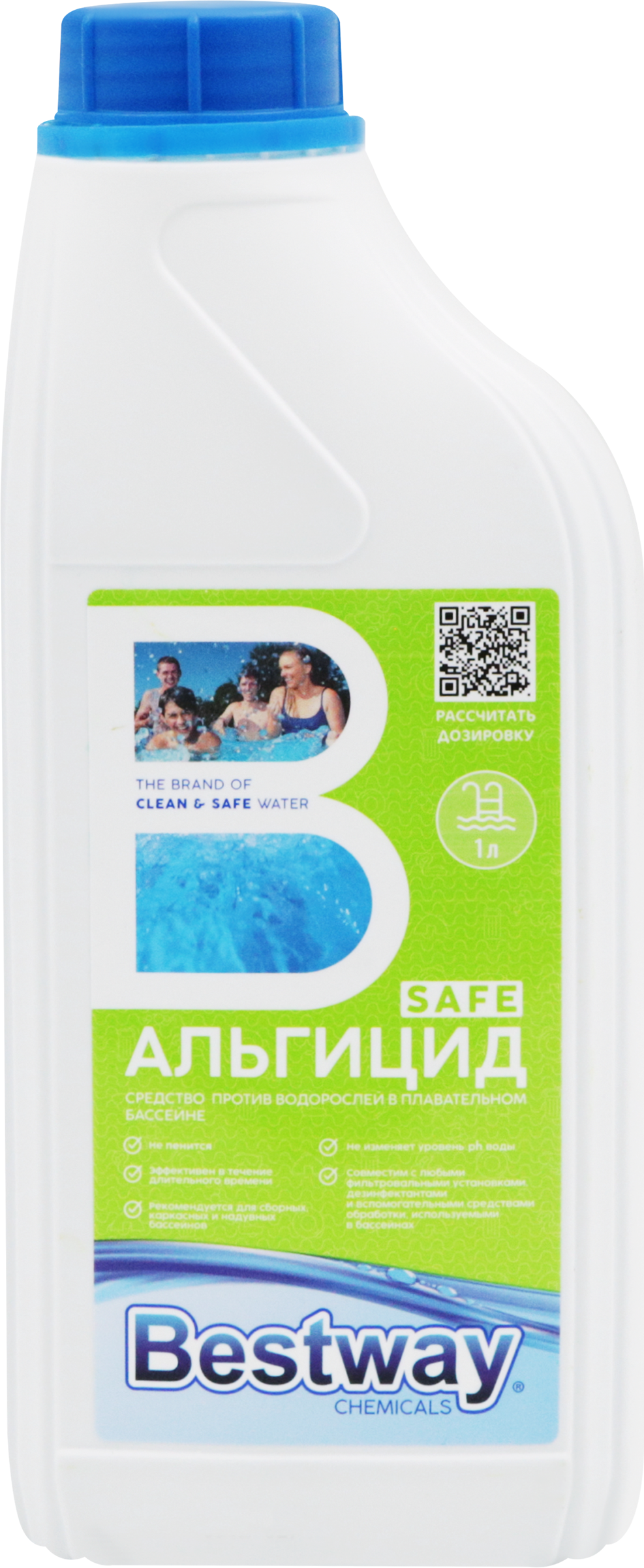 Изображение товара Альгицид BESTWAY CHEMICALS Непенящийся 1 л против водорослей