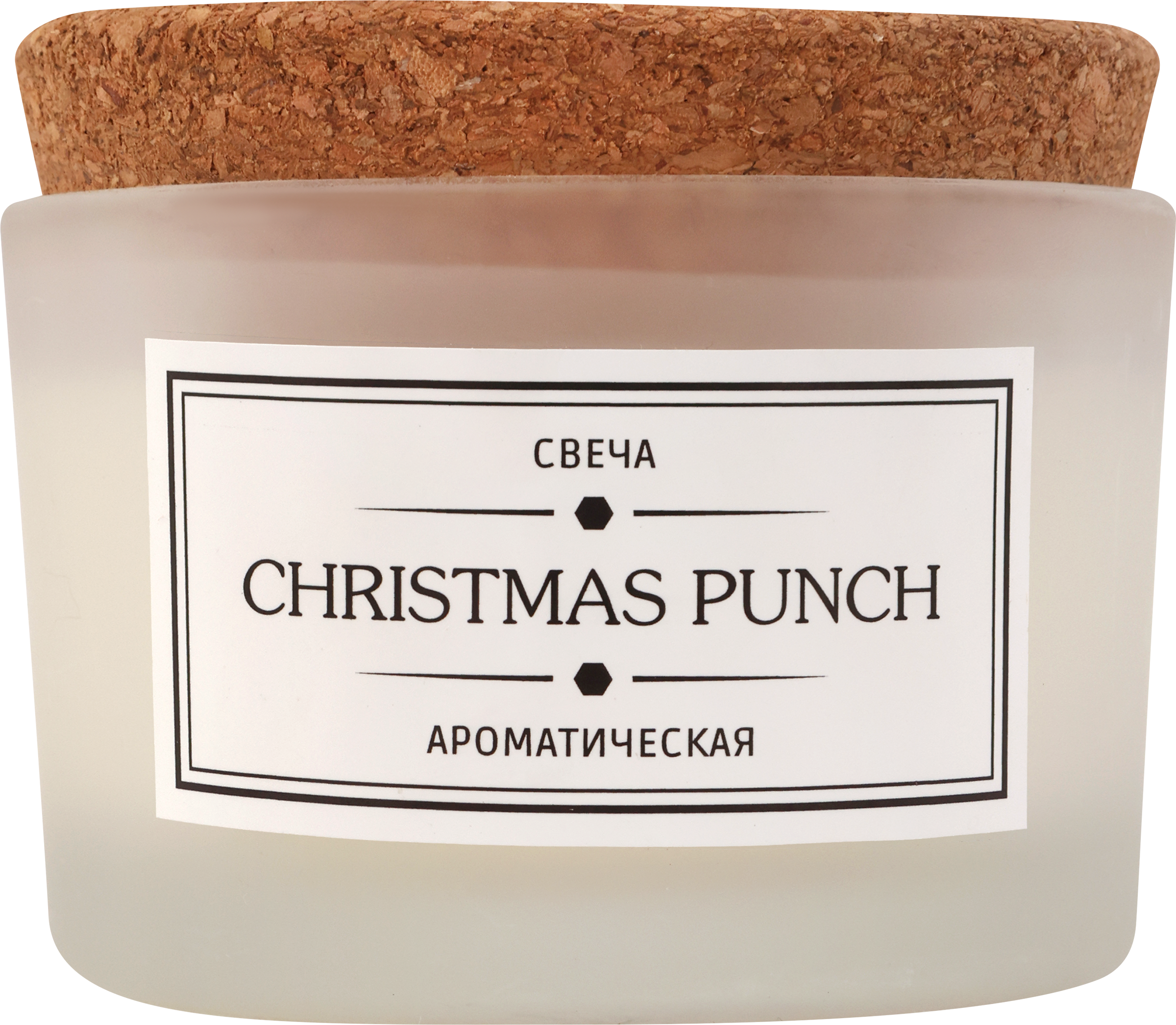 Изображение товара Свеча ароматическая HOMECLUB Christmas punch, в стеклянной банке, парафин, Арт. TLXXH