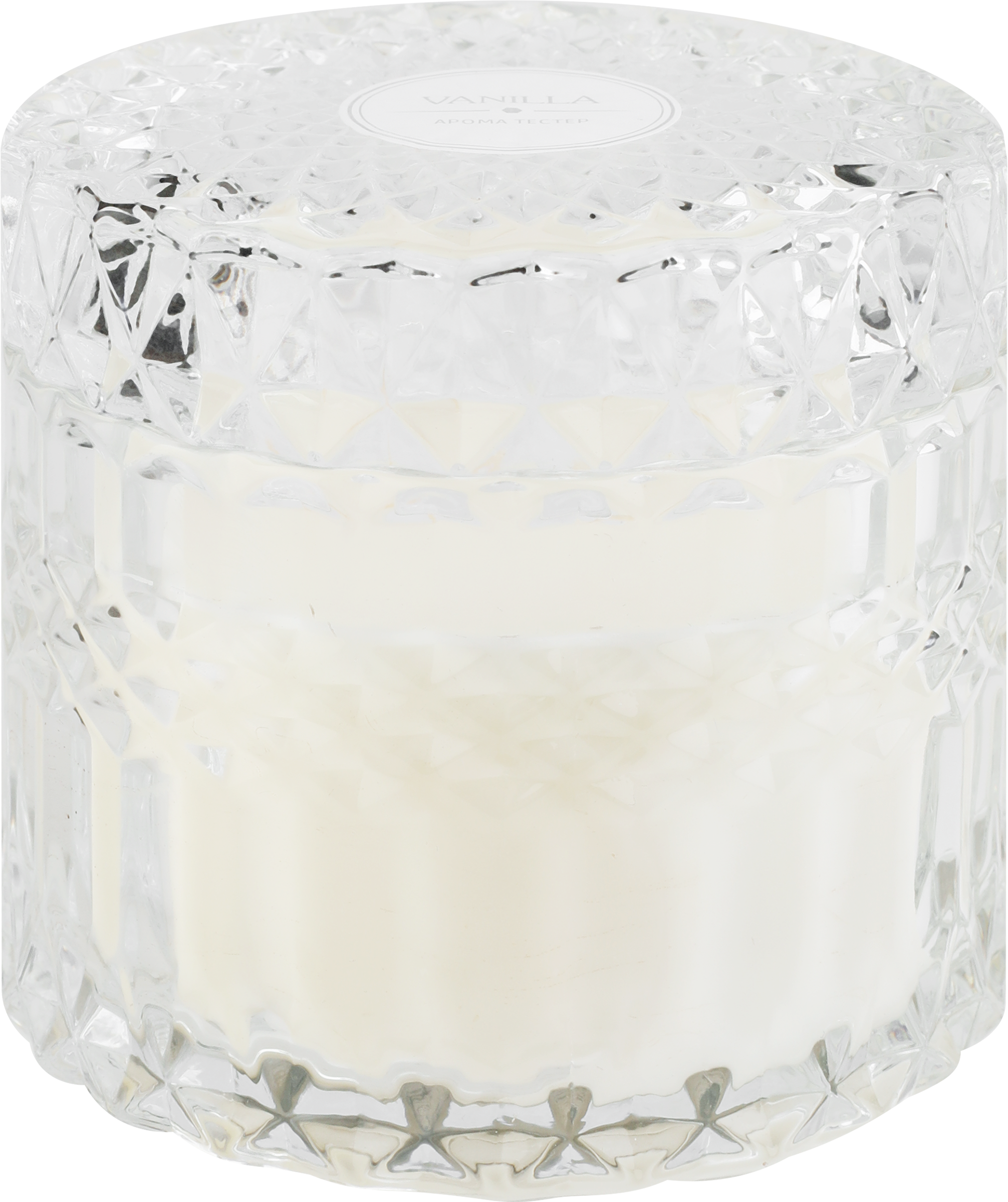 Изображение товара Свеча ароматическая HOMECLUB Crystal, 9см, воск, Арт. KW11101