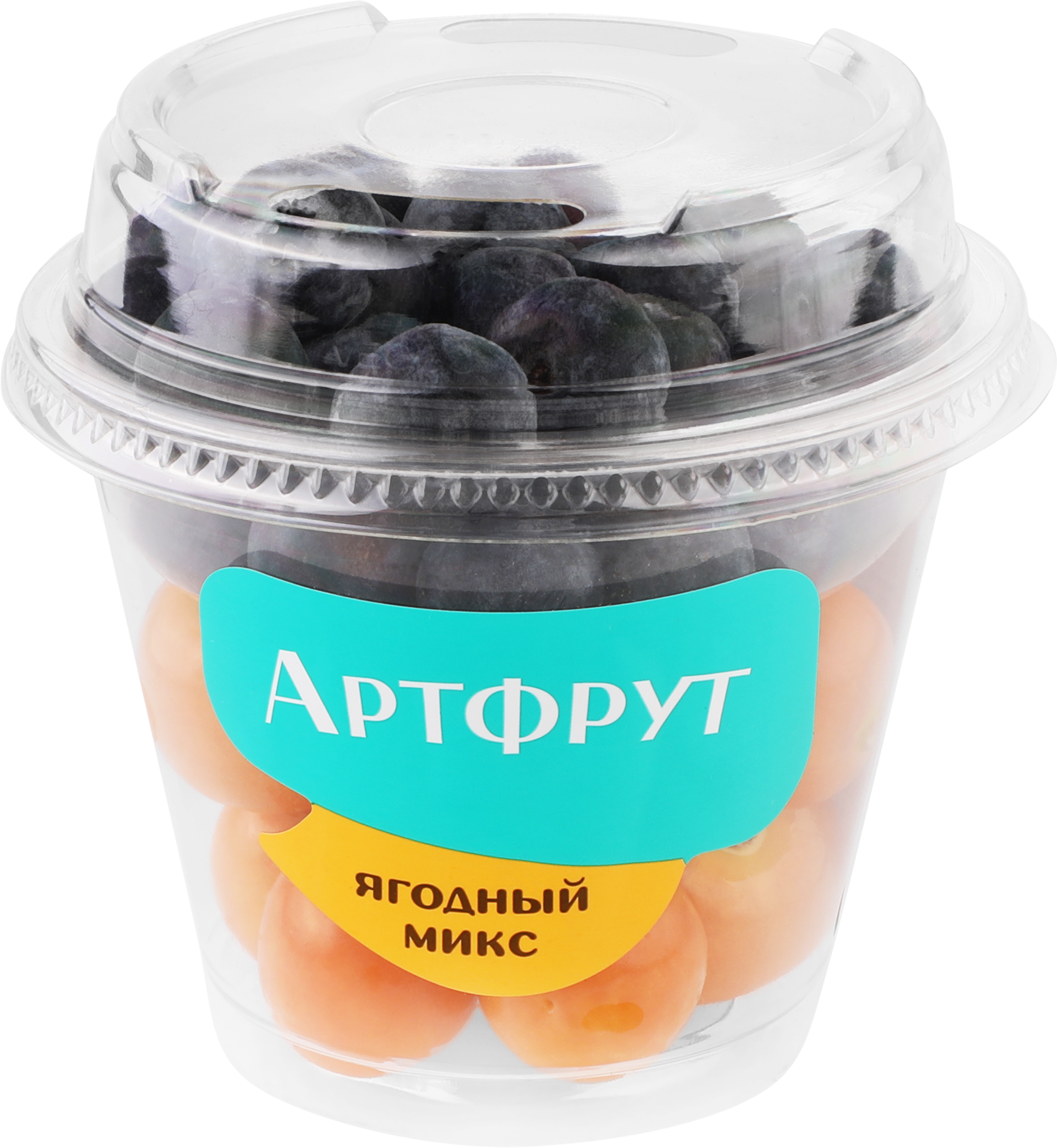Изображение товара Ягодный микс мини АРТФРУТ Голубика и физалис 150г - свежие ягоды для десерта