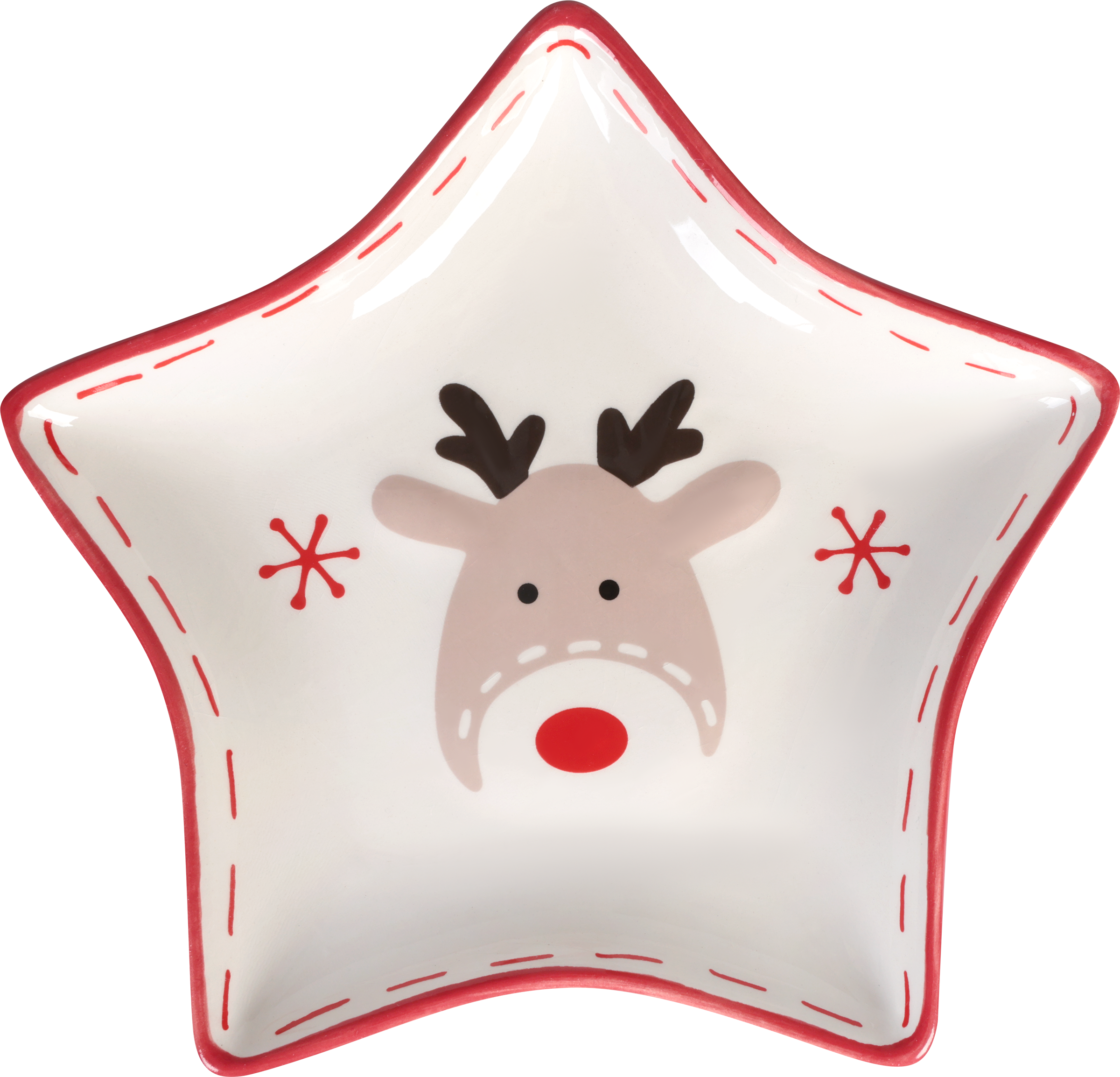 Изображение товара Тарелка сервировочная HOMECLUB Nice Star 20см, керамика, Арт. NCNY-4