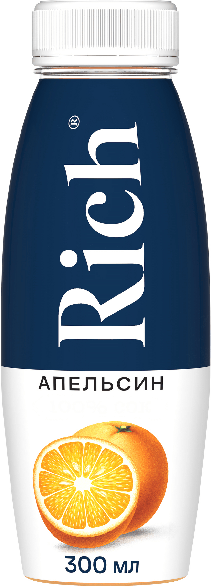 Изображение товара Нектар RICH Апельсиновый с мякотью, 0.3л