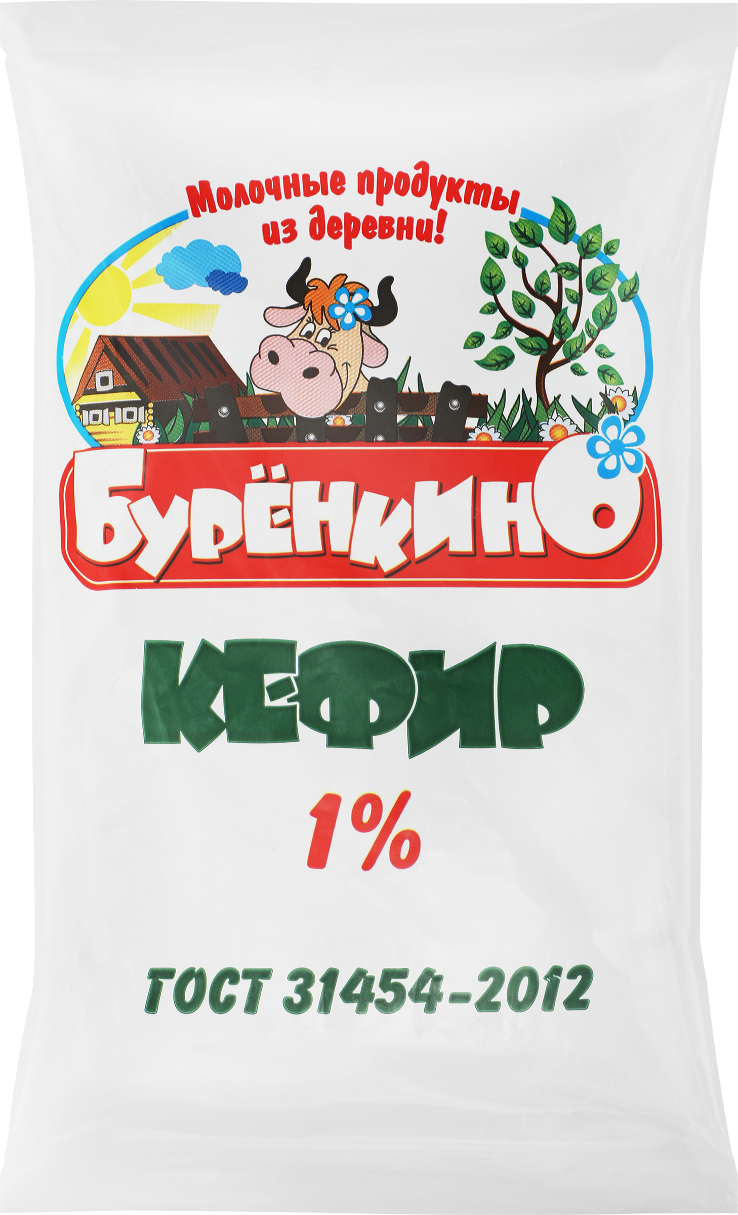 Изображение товара Кефир БУРЕНКИНО 1%, без змж, 950г