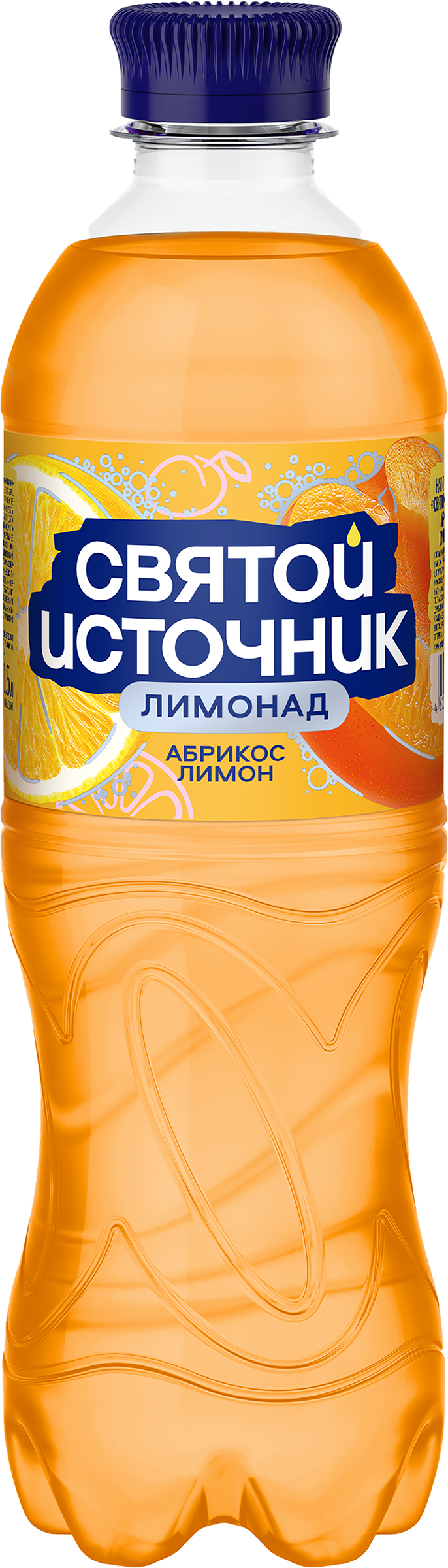 Изображение товара Газированный лимонад СВЯТОЙ ИСТОЧНИК Абрикос лимон 0.5л