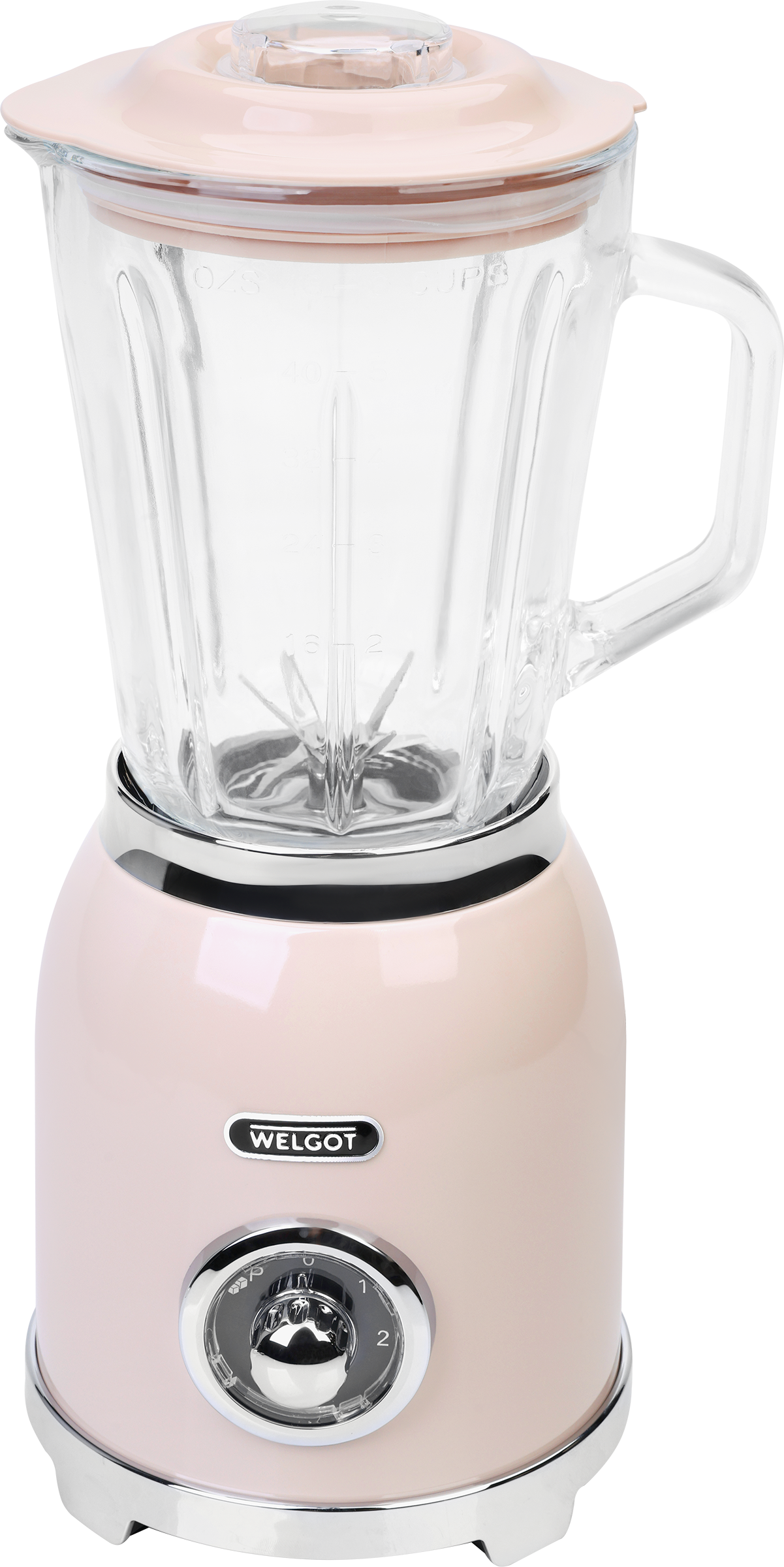 Изображение товара Стационарный блендер WELGOT Retro 2100 Вт 1.5л металлический корпус