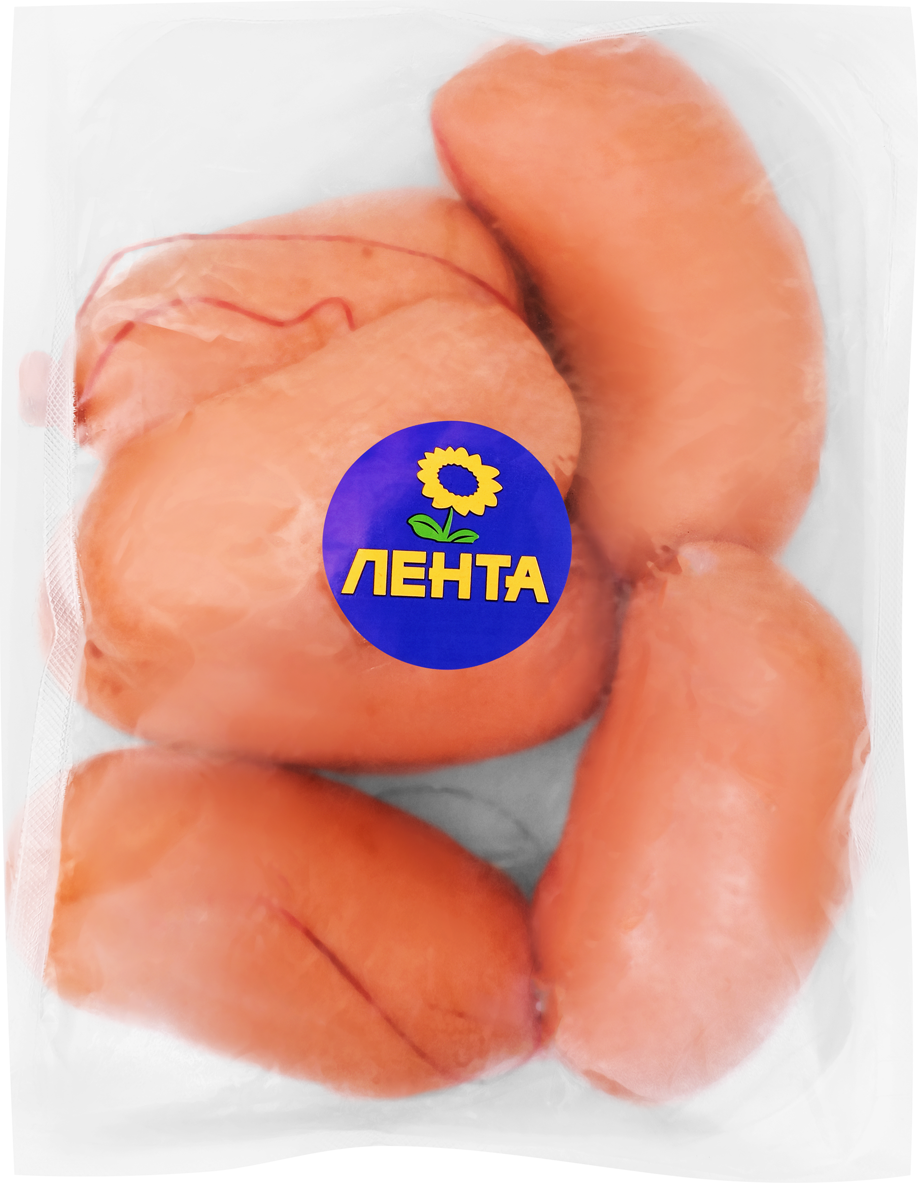 Изображение товара Сардельки ЛЕНТА Выбор экспертов Свинные, вареные, натуральная оболочка