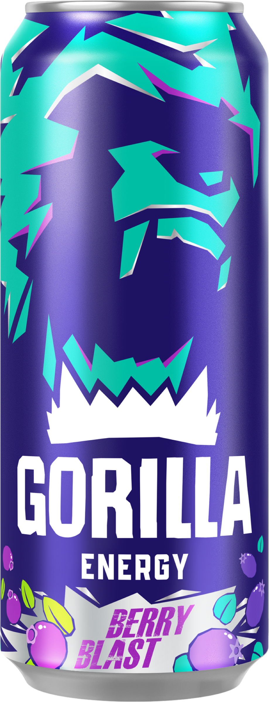 Изображение товара Энергетический напиток GORILLA Berry Blast 0.45л газированный бодрящий напиток