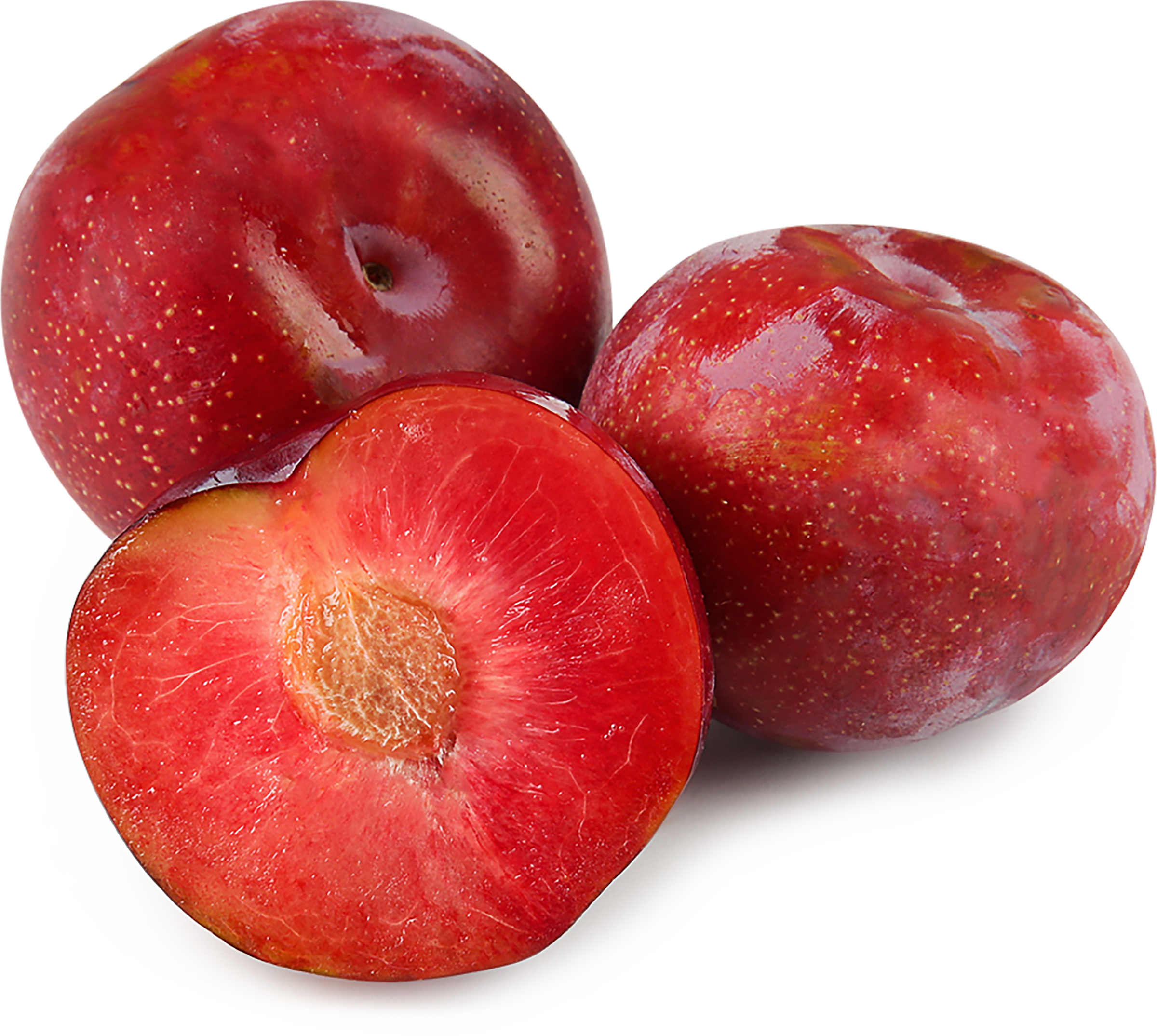 Изображение товара Красная слива, 3 шт свежих фруктов для салатов выпечки и варенья