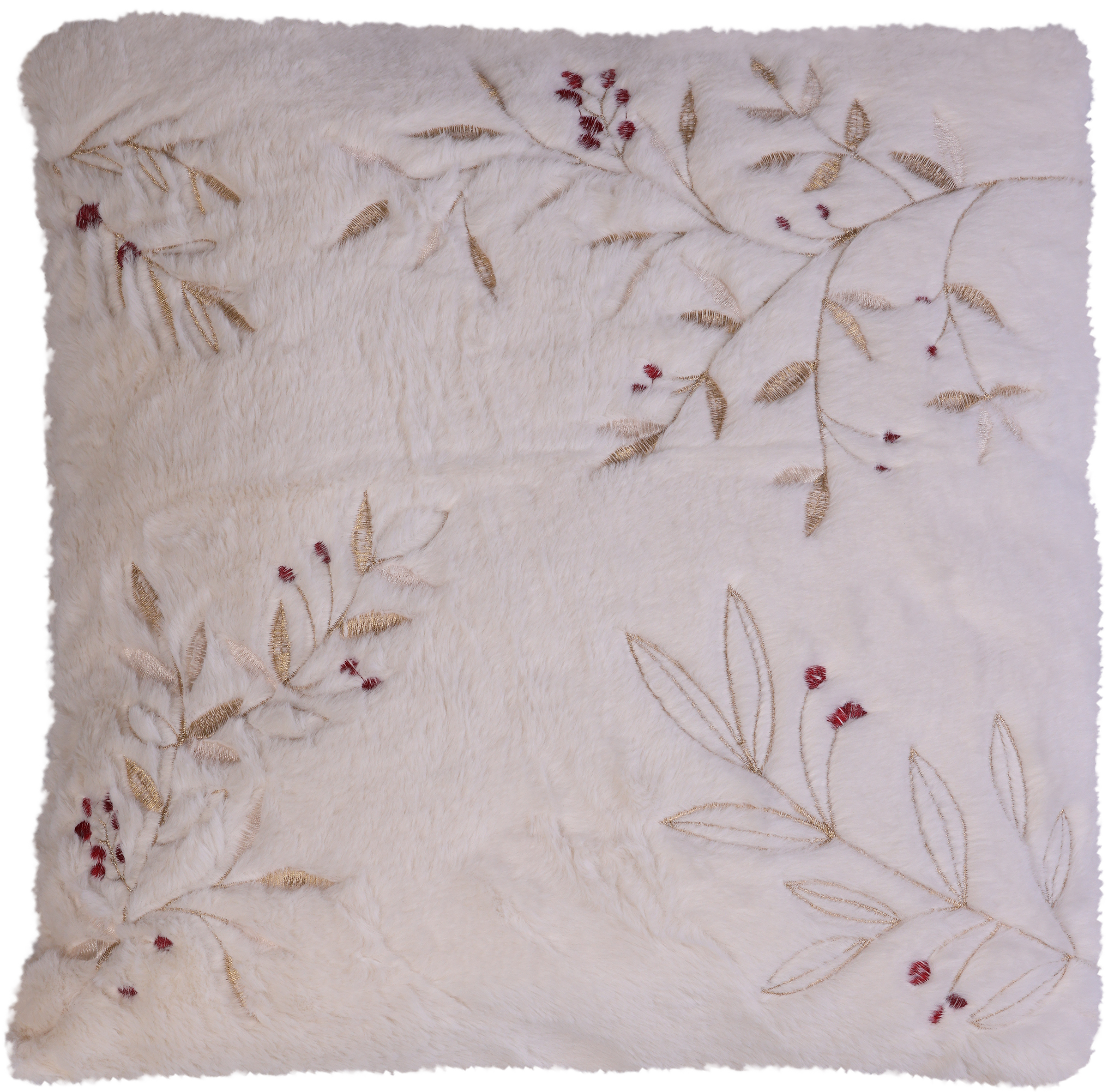 Изображение товара Декоративная подушка HOMECLUB Christmas Traditions Frost 45х45см с принтом и полиэстеровым чехлом