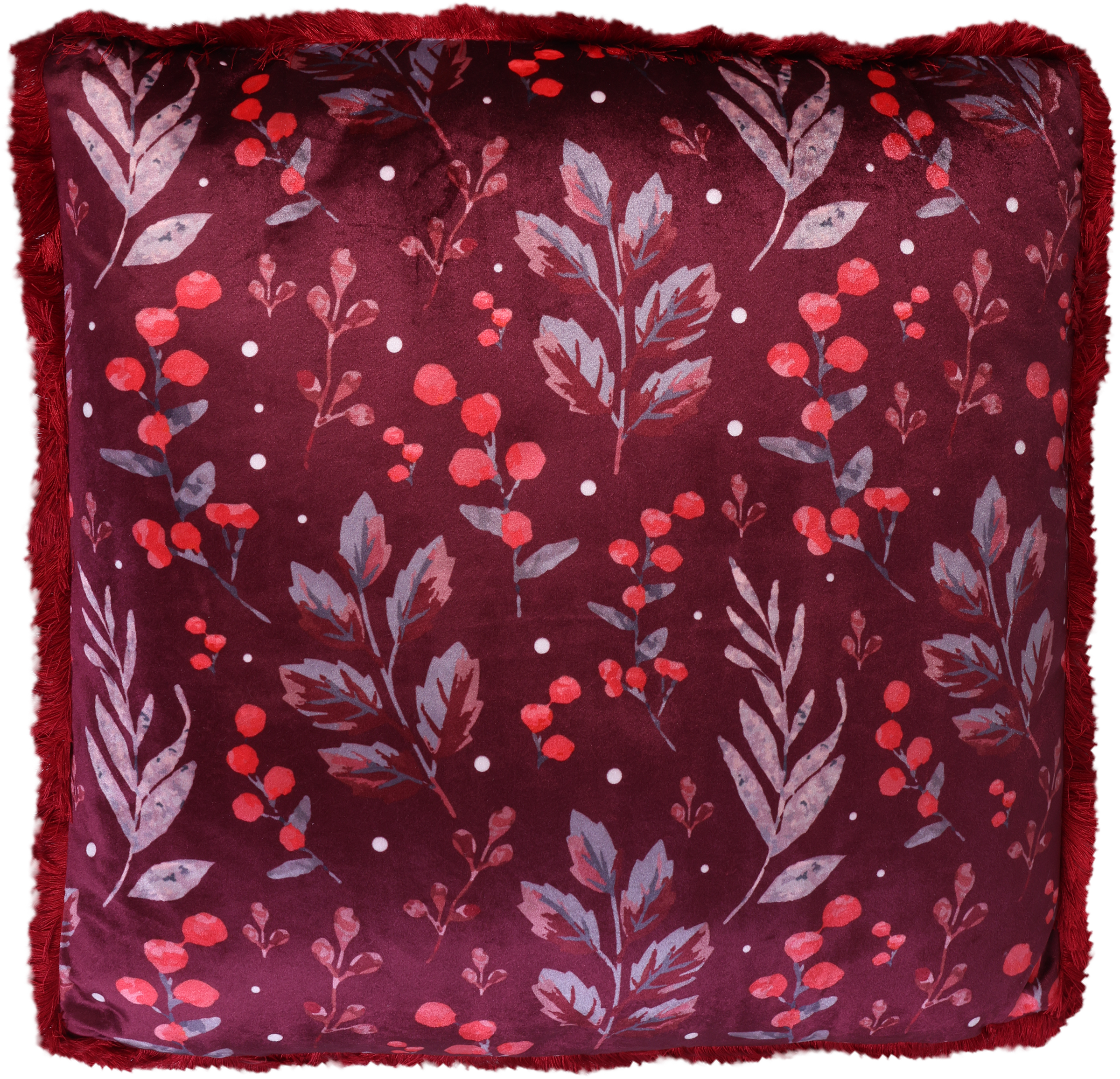 Изображение товара Подушка декоративная HOMECLUB Christmas Traditions Berries 45х45см