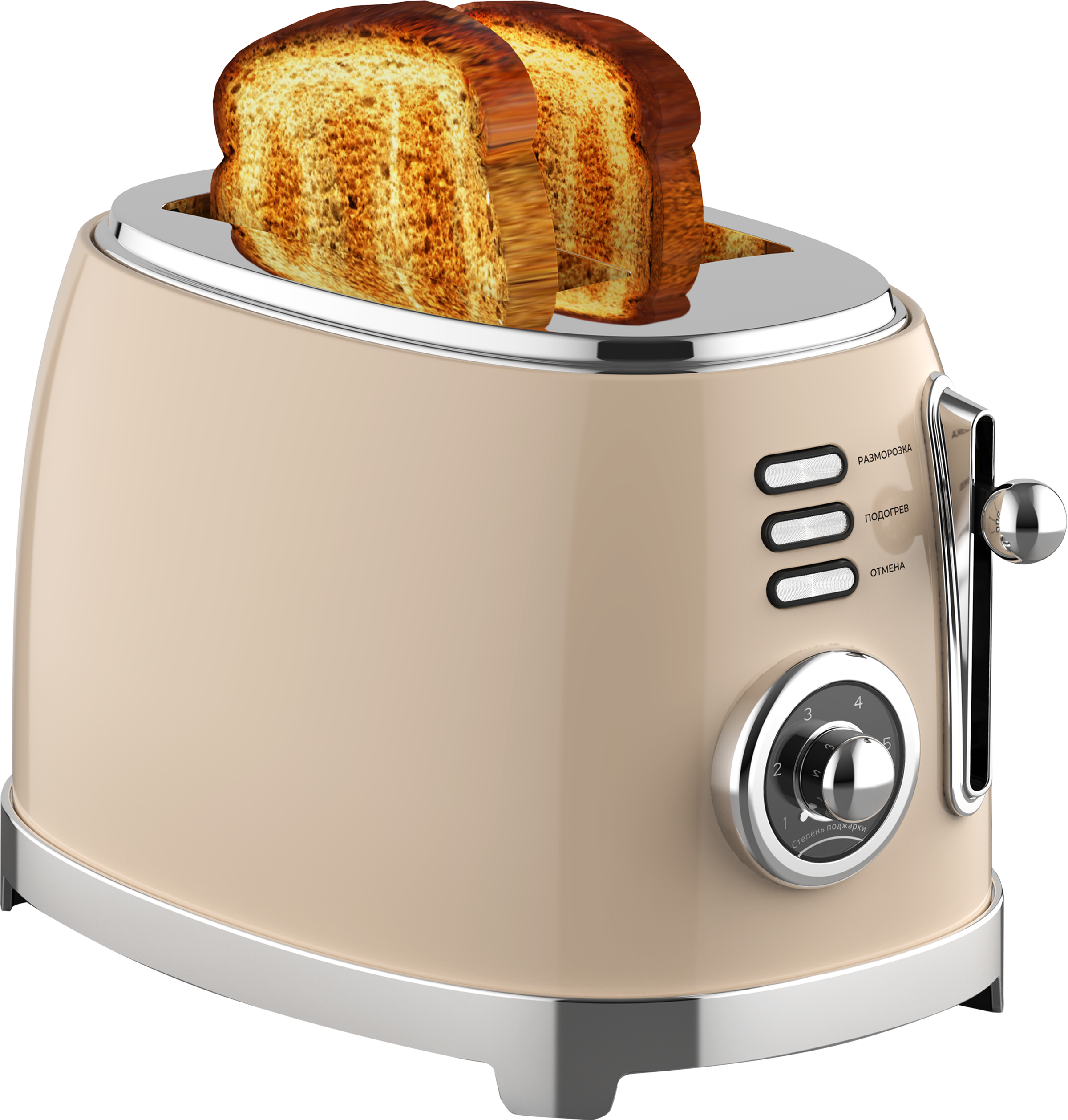Изображение товара Тостер WELGOT Retro металл 850Вт Арт. BT-03